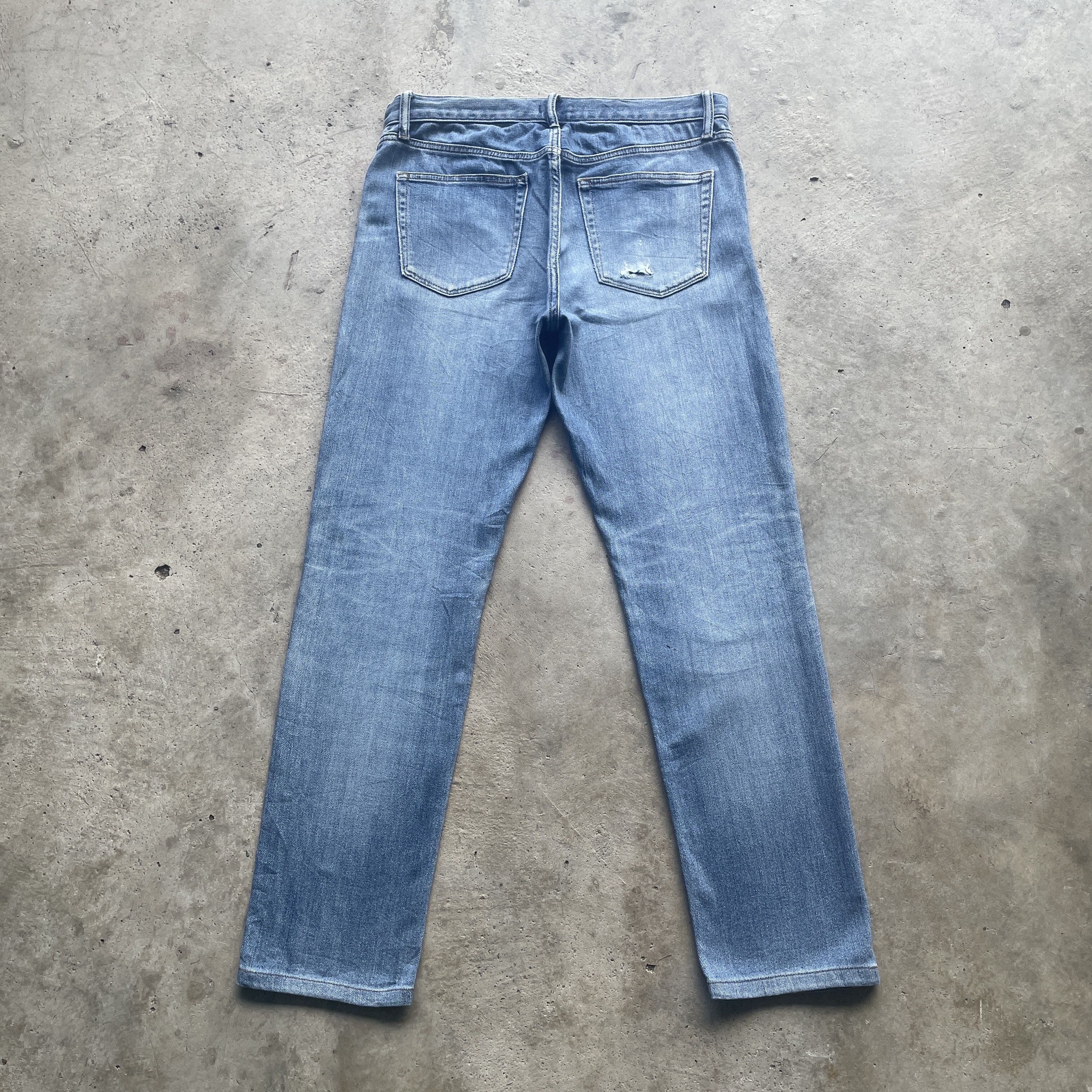 Japanese Brand VINTAGE JAPANESE BRAND DENIM FADED PANTS JEANS W33x30.5 Size US 33 - 10 Thumbnail