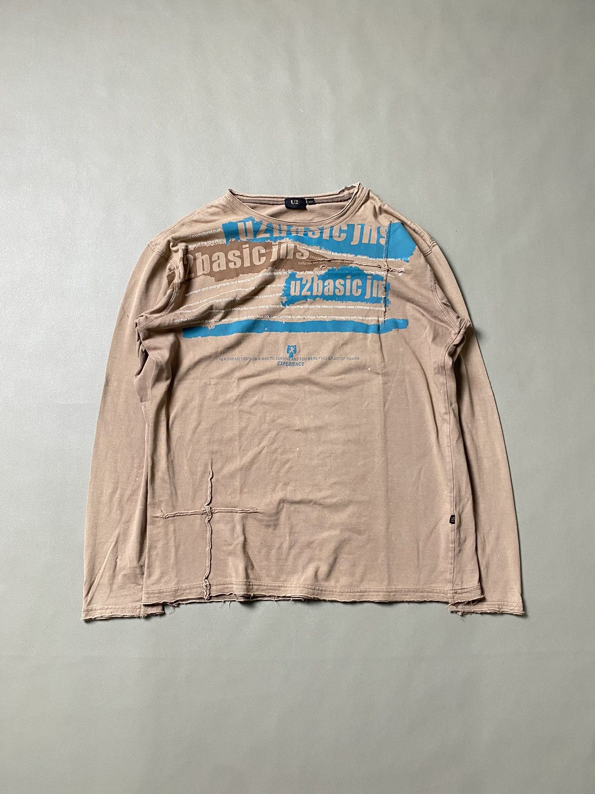 Hysteric Glamour × If Six Was Nine × Le Grande Bleu (L.G.B.) U2 Basic Distressed Poem Archive Longsleeve Size US L / EU 52-54 / 3 - 1 Thumbnail