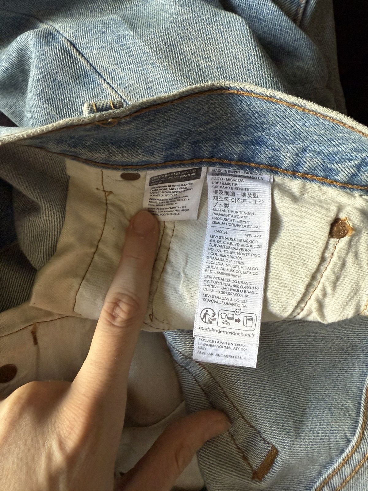 Levi's 501 denim jeans Size US 36 / EU 52 - 4 Thumbnail