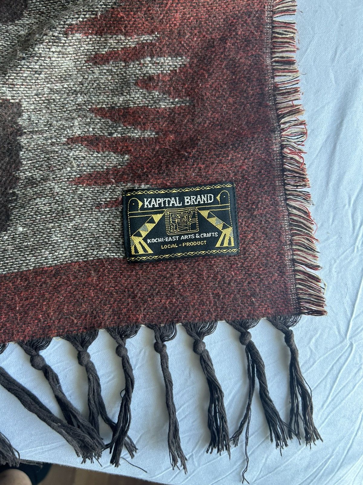 Kapital Kapital Blanket Brown/Red Size ONE SIZE - 2 Thumbnail