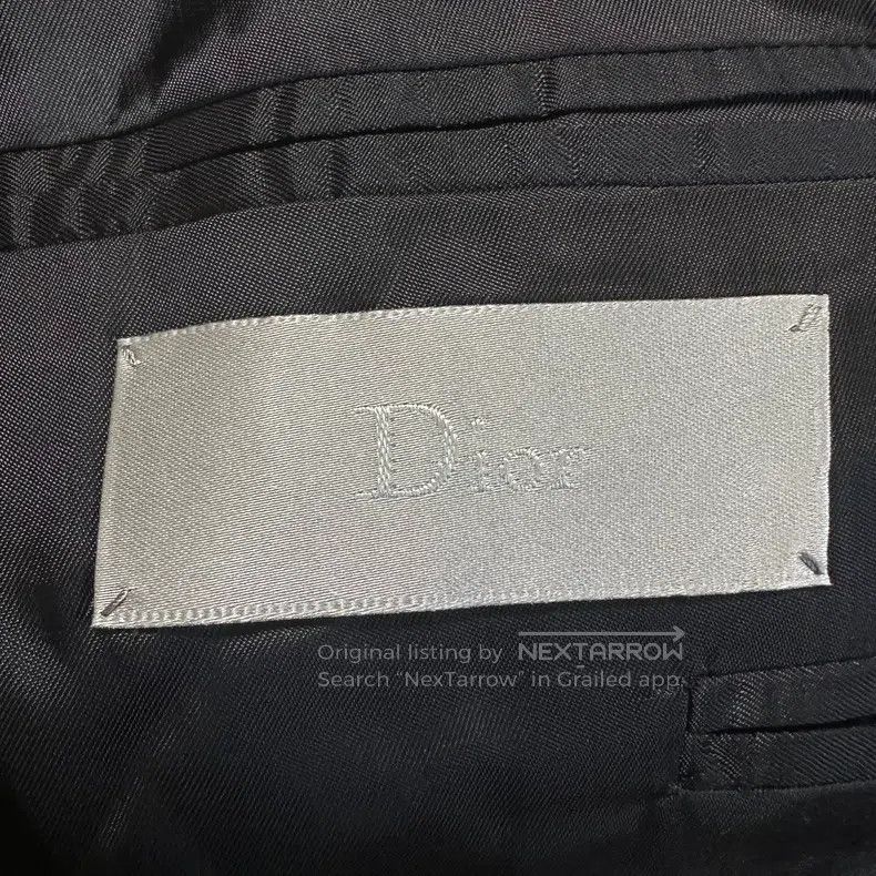 Dior Dior Strap belt black suit Size 44R - 4 Thumbnail