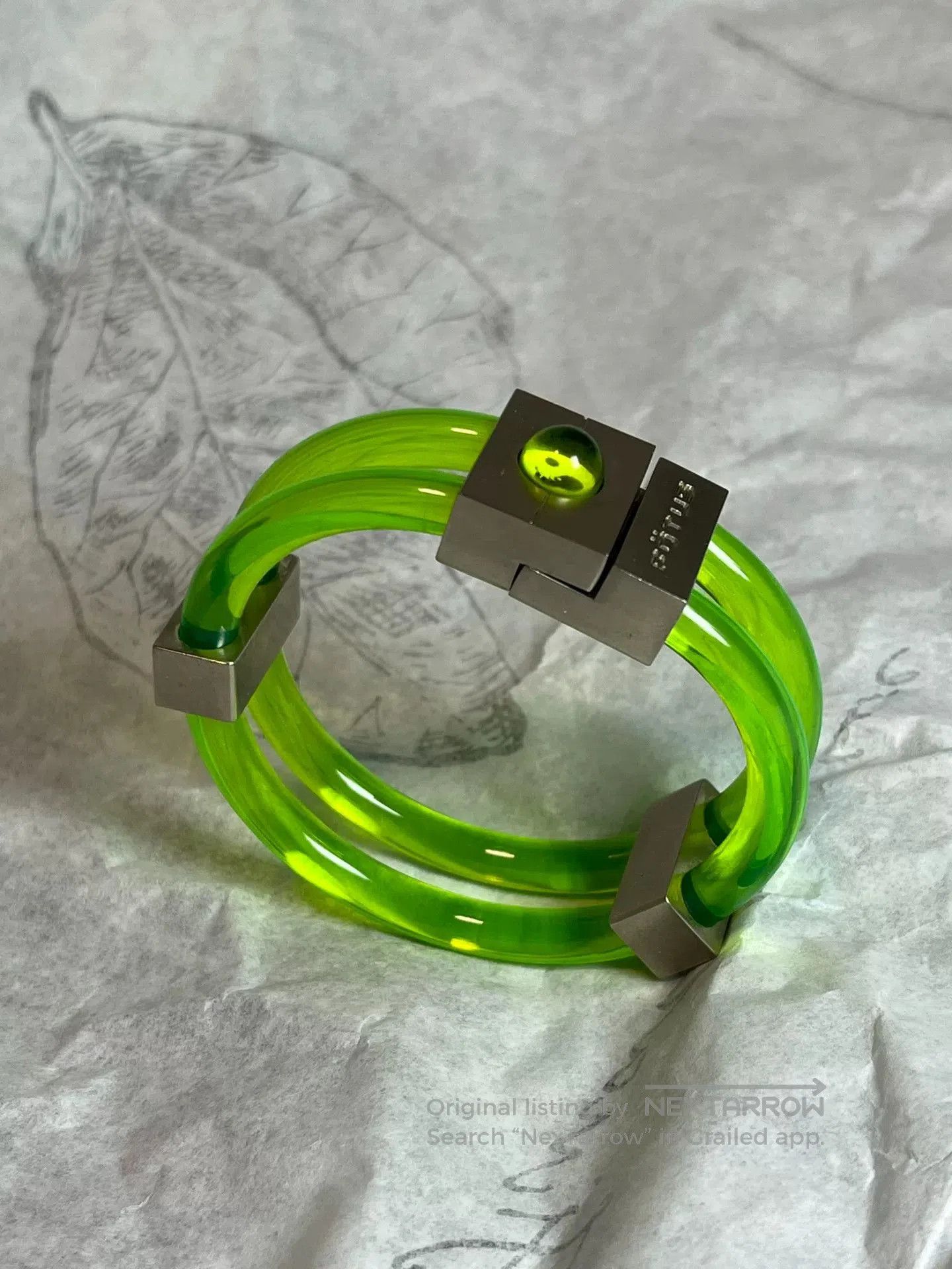 Fotus Fotus Fluorescent Green Bracelet. Size ONE SIZE - 4 Thumbnail