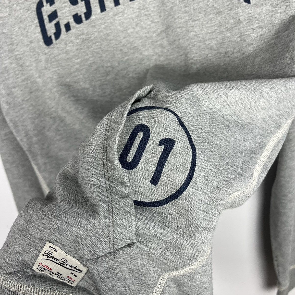 G-Star G-Star Raw Avant Garde Sweatshirt Y2K Men’s Size M Gray Top Size US M / EU 48-50 / 2 - 5 Thumbnail
