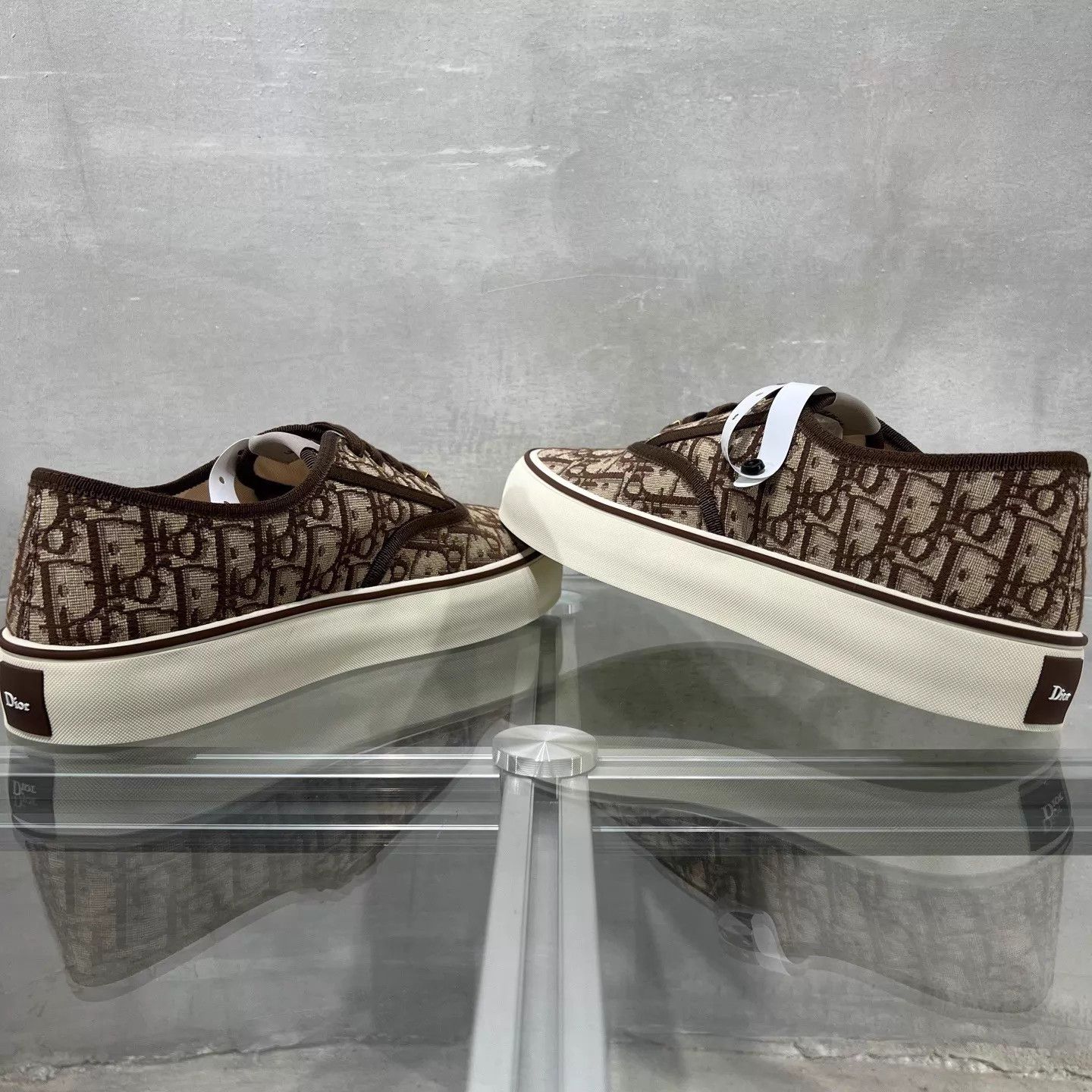 Dior Dior Saltwind Brown Monogram Low Top Sneakers 44 Size US 11 / EU 44 - 5 Thumbnail