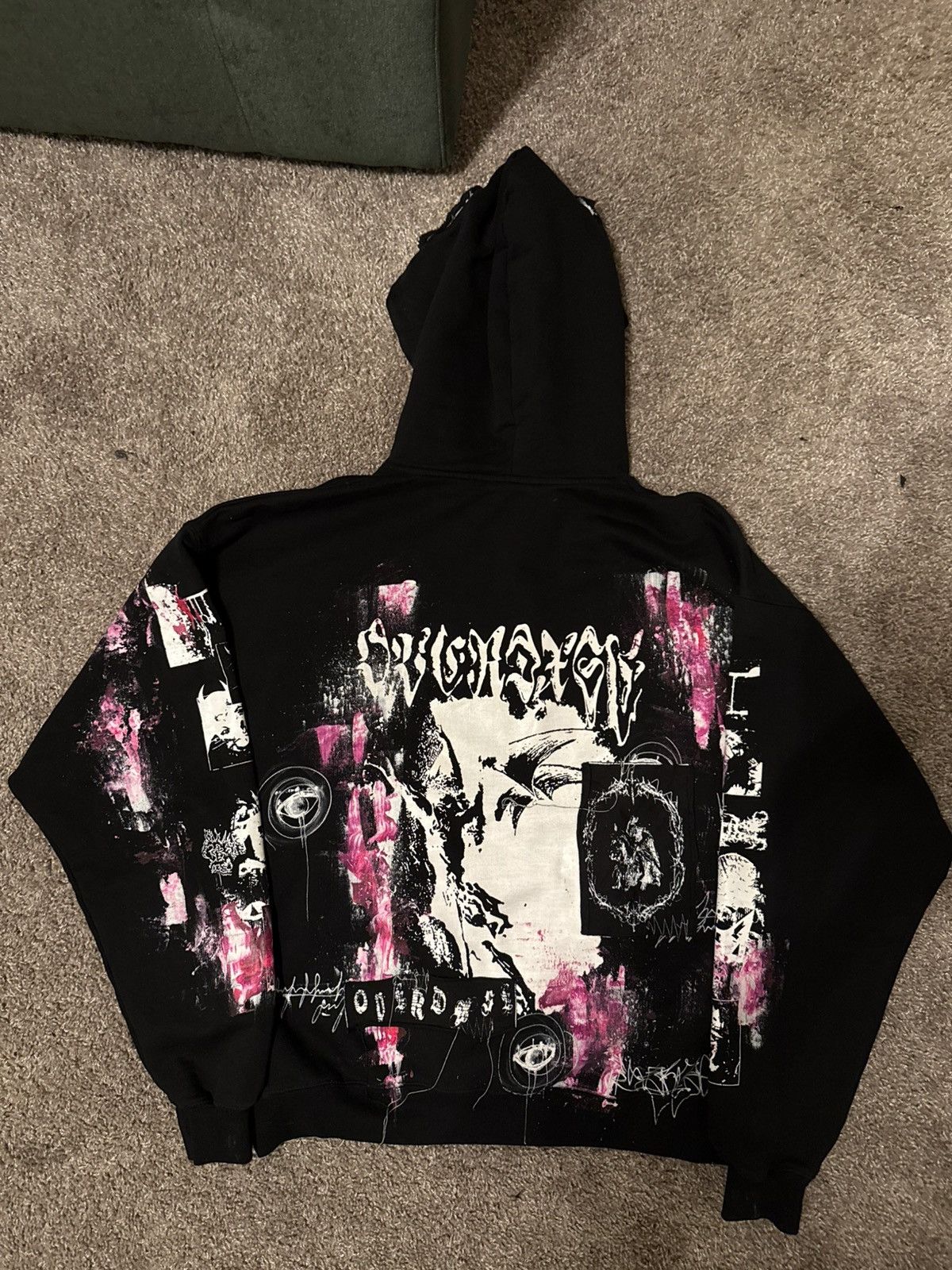 Other 1 of 1 hand Painted Hoodie by OVERDXSE Size US L / EU 52-54 / 3 - 4 Thumbnail