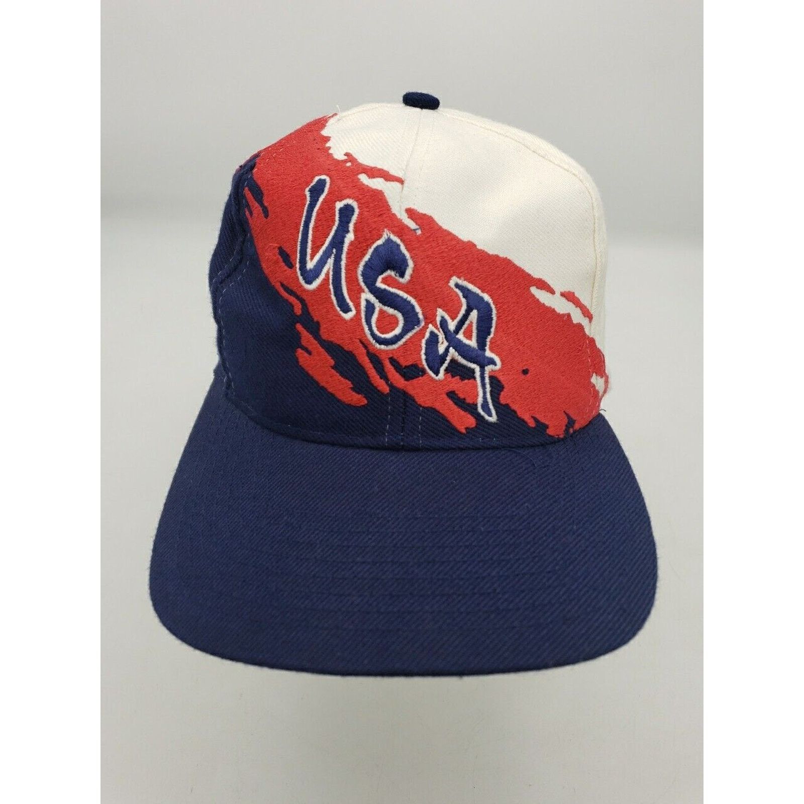 Logo Athletic 1996 Atlanta Olympics 90s USA Splash Logo7 Snapback Ball Cap Size ONE SIZE - 7 Thumbnail