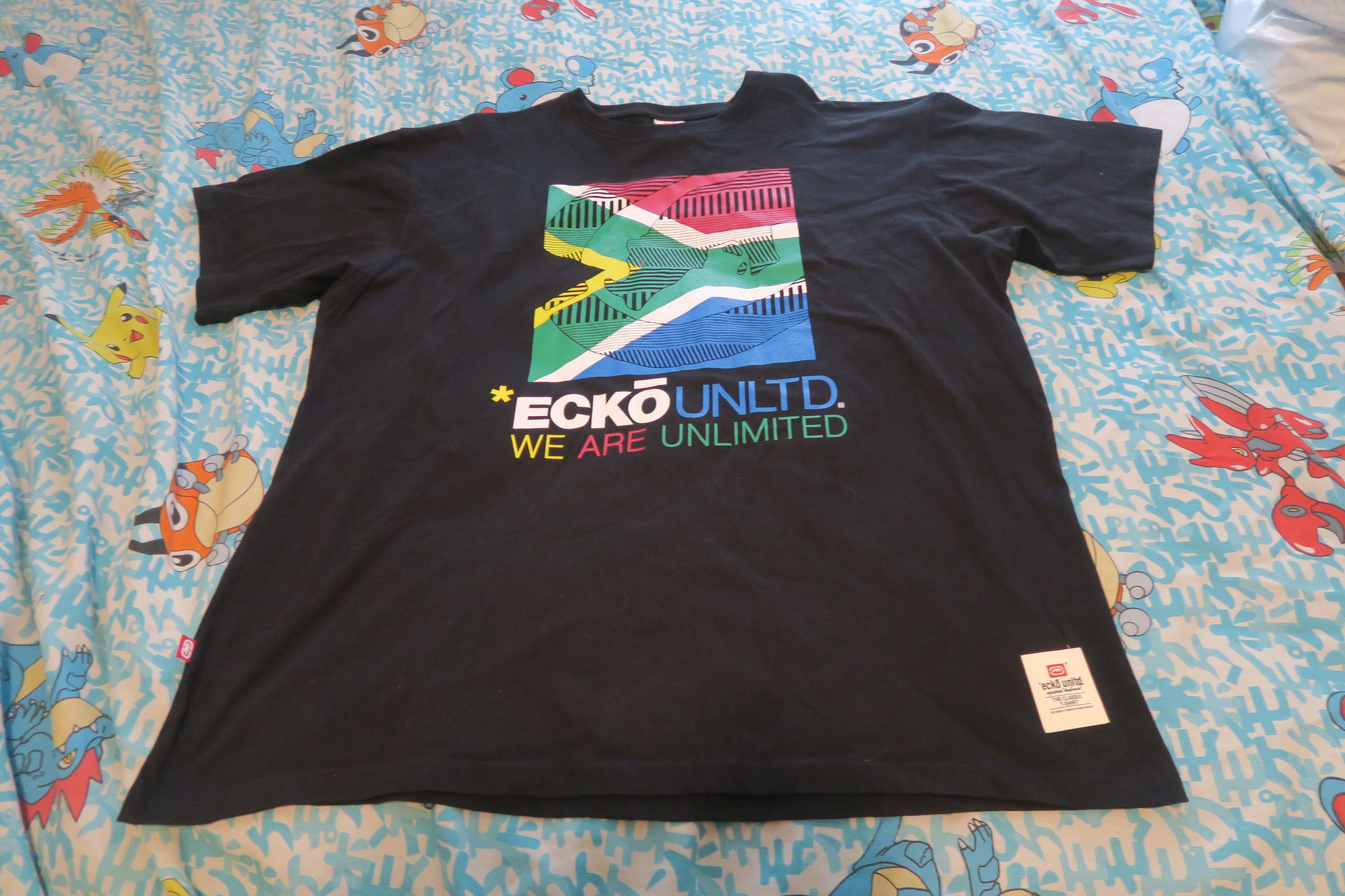 Ecko Unltd. Vintage Y2K Ecko Unltd South Africa Flag T-Shirt Men’s 2XL Size US XXL / EU 58 / 5 - 1 Thumbnail