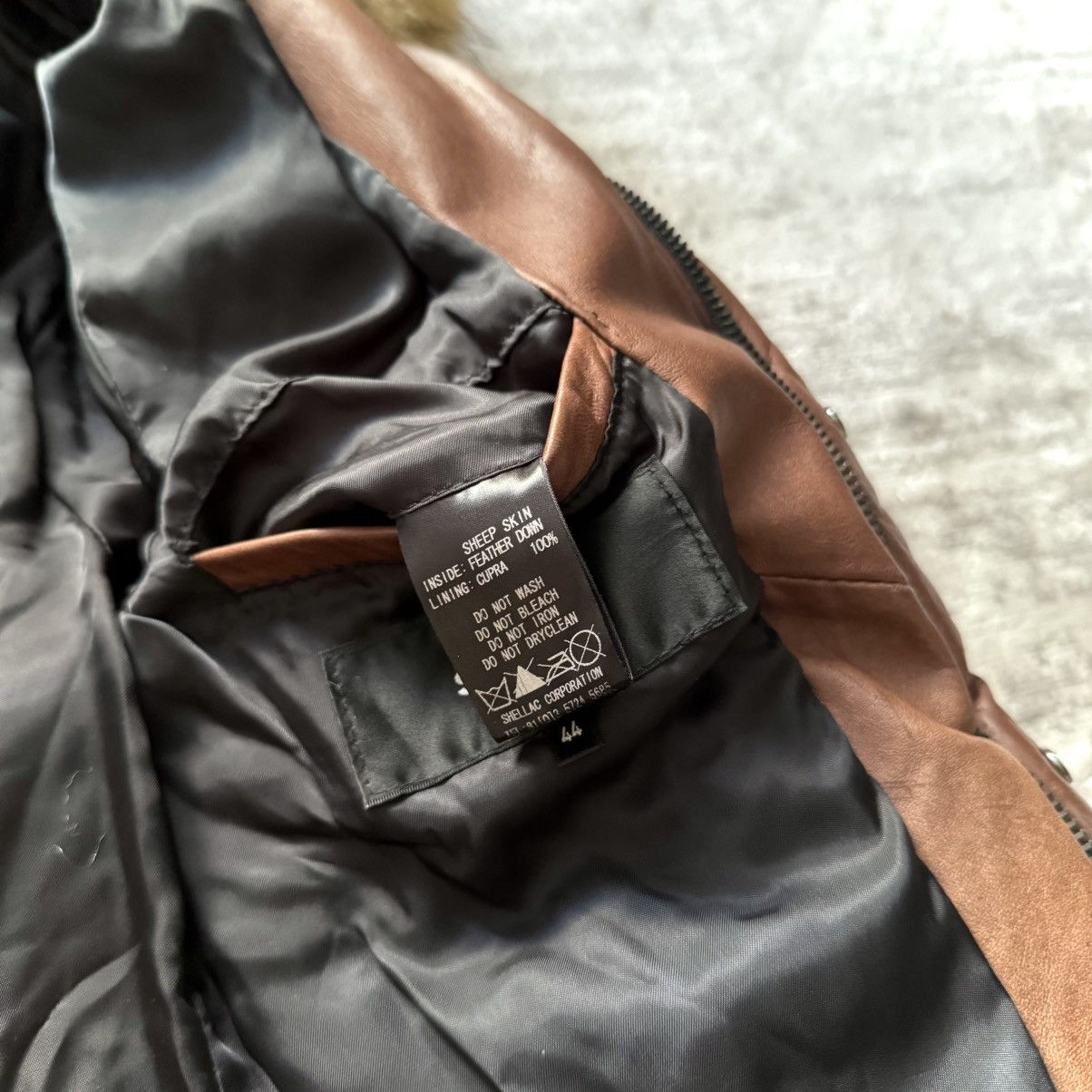 Shellac Shellac Fur Hood Riri Zip Sheepskin Down Puffer Jacket Size US S / EU 44-46 / 1 - 6 Thumbnail