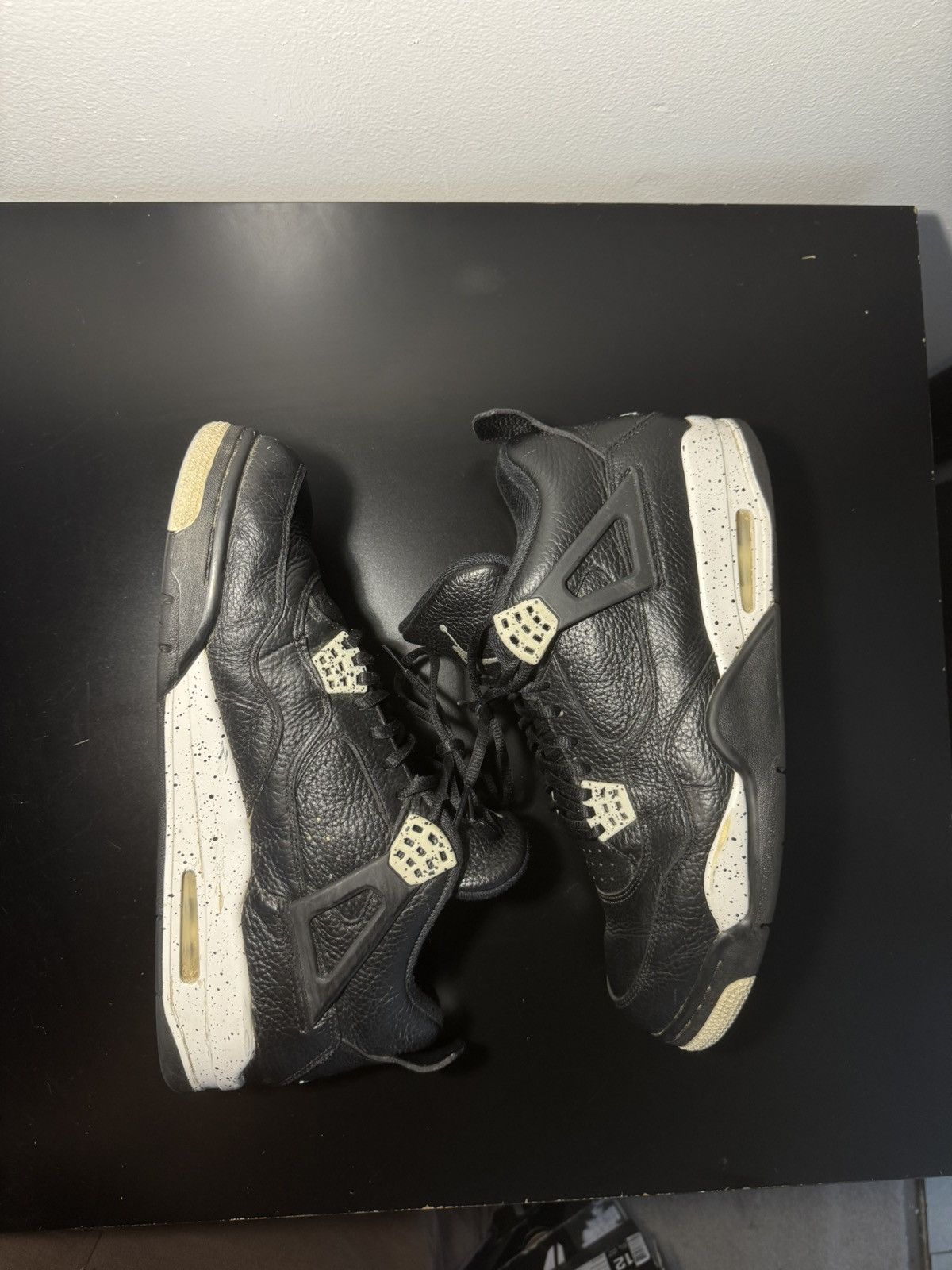 Jordan Brand Air Jordan 4 Retro LS Oreo 11.5 2015 Size US 11.5 / EU 44-45 - 2 Thumbnail