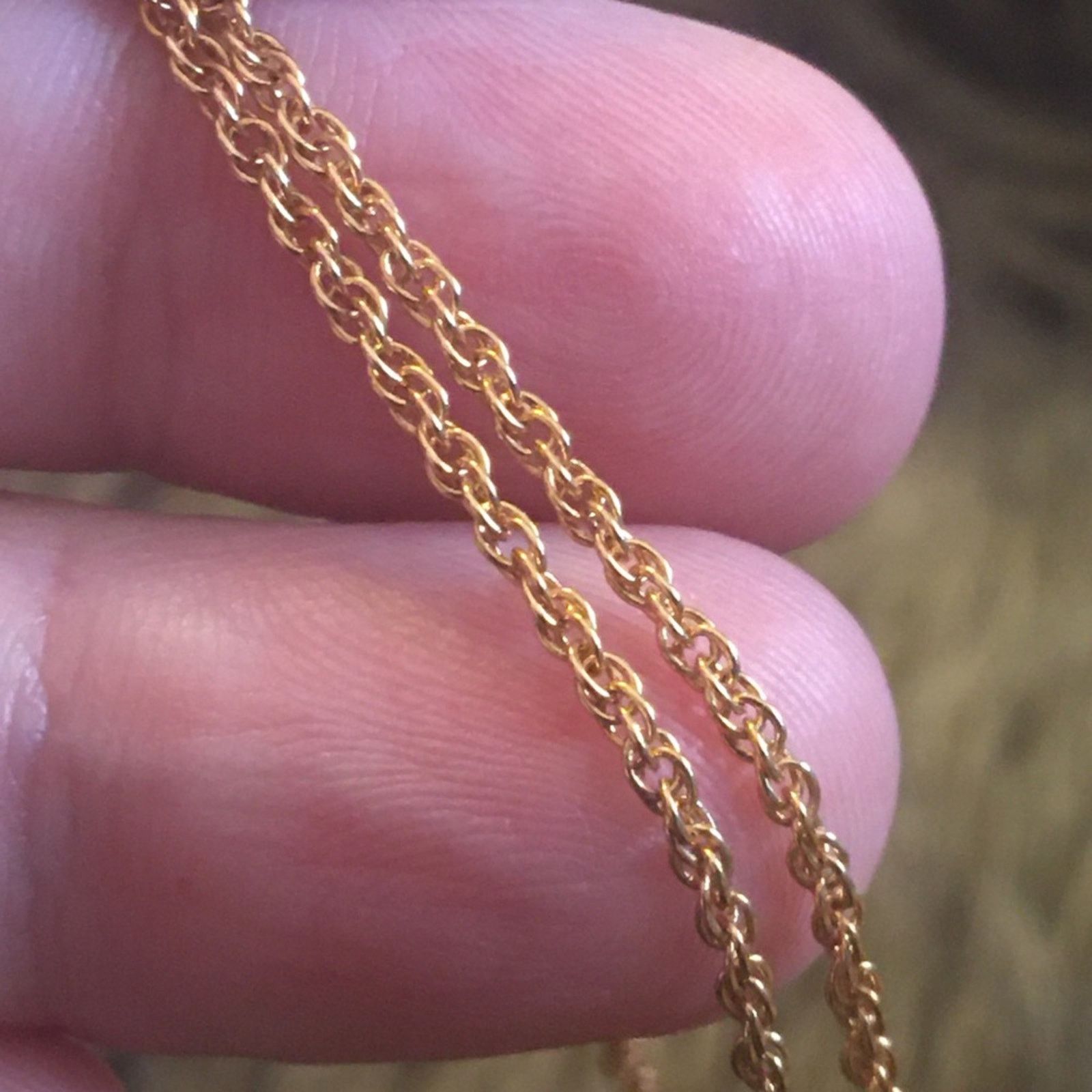 Jewelry Sparkle enamel leaf pendant on gold chain necklace Size ONE SIZE - 9 Thumbnail