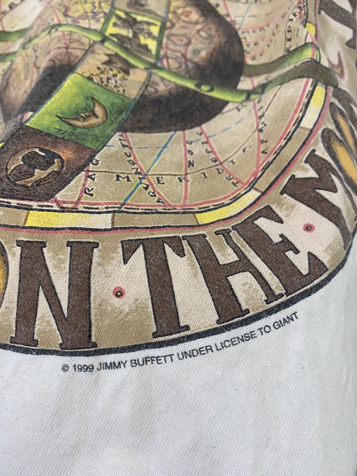 Band Tees 💢VINTAGE JIMMY BUFFETT beach house on the moon 1999 shirt Size US XL / EU 56 / 4 - 5 Thumbnail