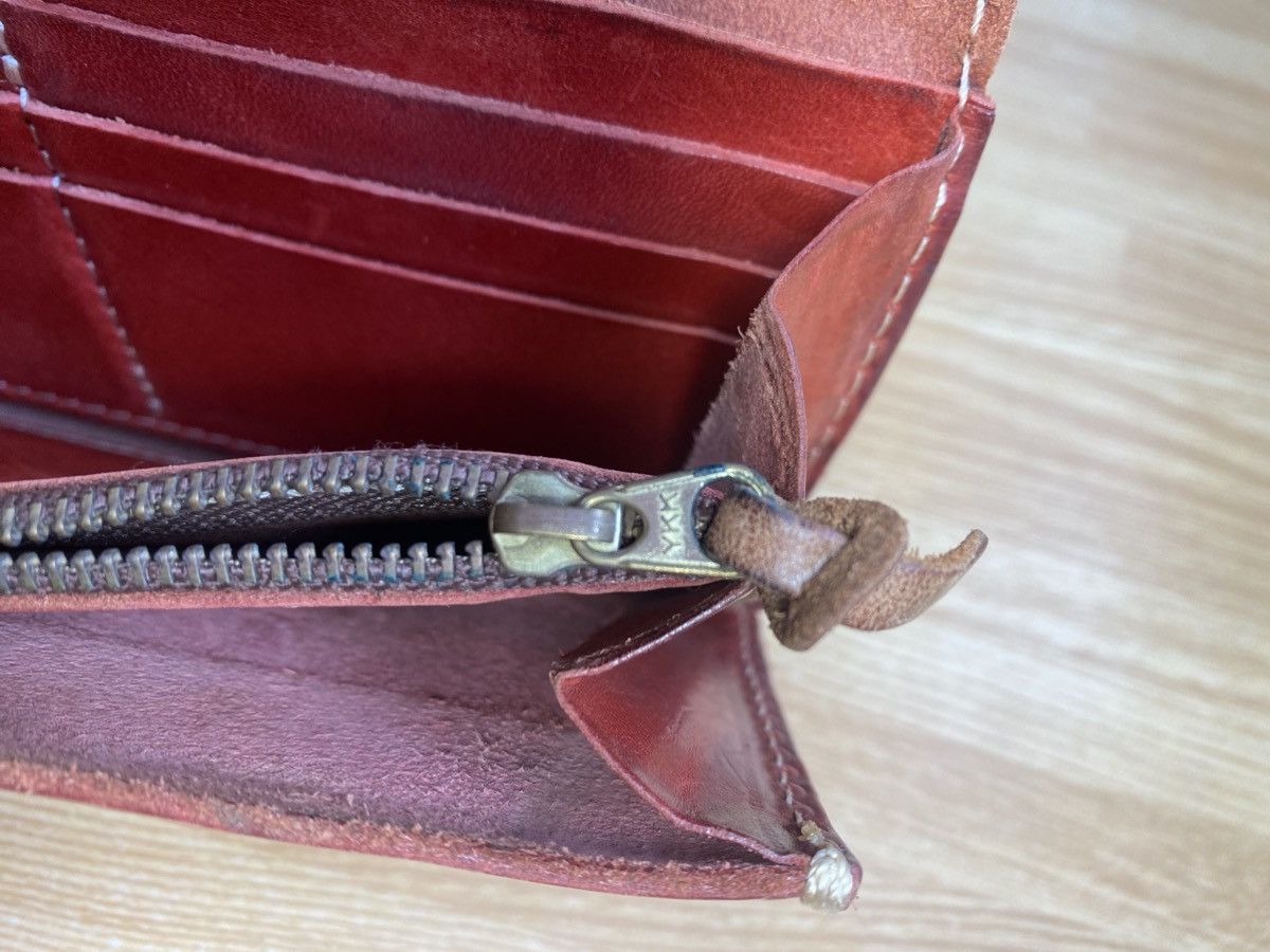 Genuine Leather × Japanese Brand Red Full Leather Long Wallet Size ONE SIZE - 9 Thumbnail