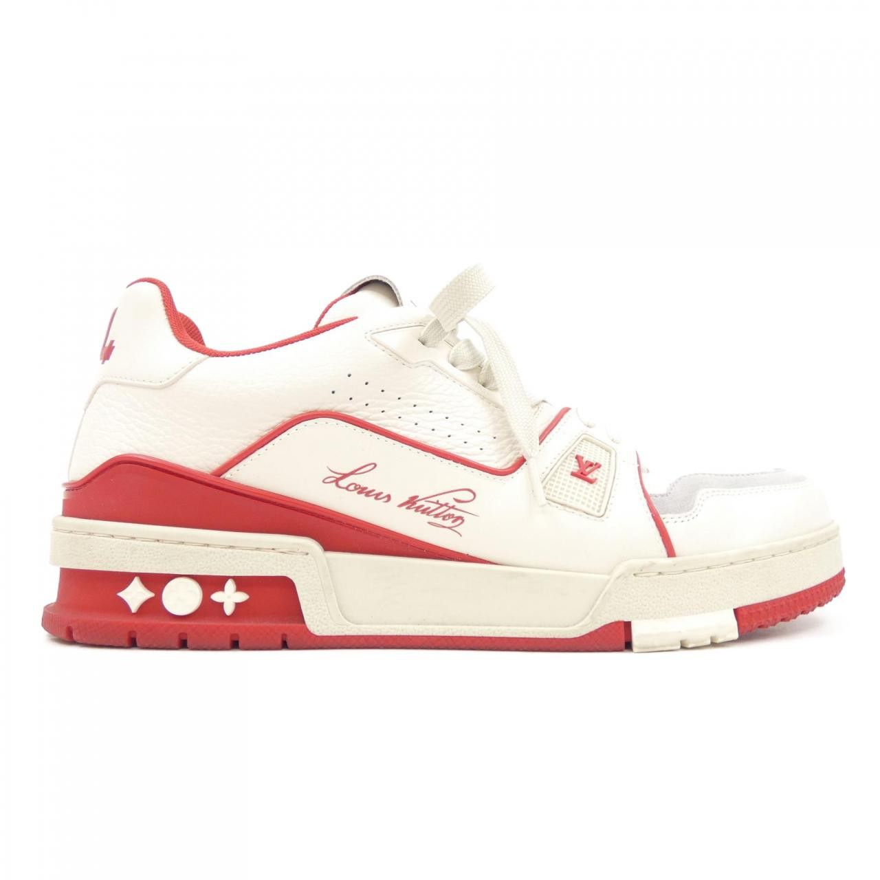 Louis Vuitton Louis Vuitton Louis Vuitton LV Trainer Sneakers Leather Shoes DUTY FREE for USA Size ONE SIZE - 1 Thumbnail