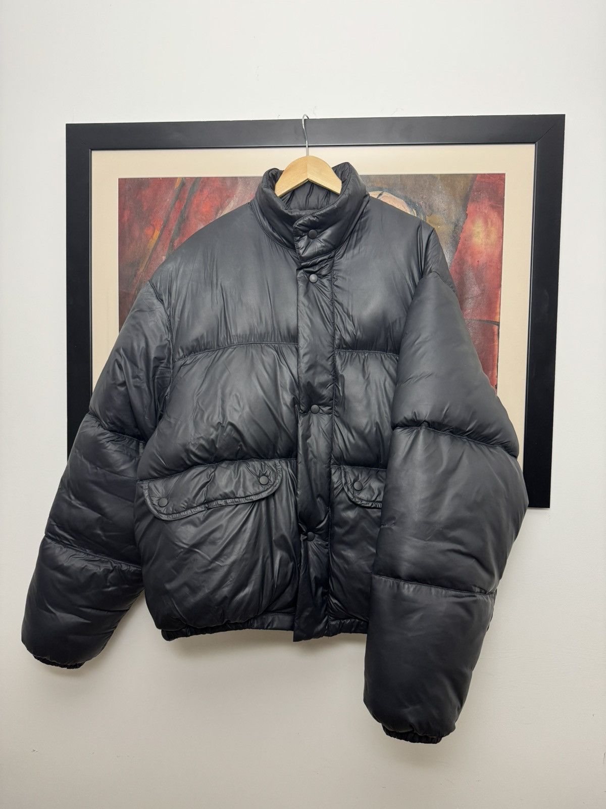 Our Legacy Our Legacy Puffer Down Lenox Nylon Jacket Riri Smog Navy Size US M / EU 48-50 / 2 - 2 Thumbnail