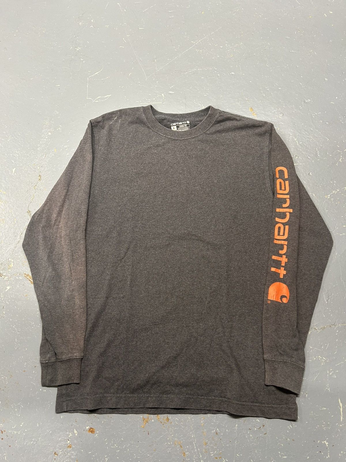Carhartt × Vintage Crazy Vintage Y2K Essential Carhartt Grey Longsleeve T-Shirt Size US M / EU 48-50 / 2 - 1 Thumbnail