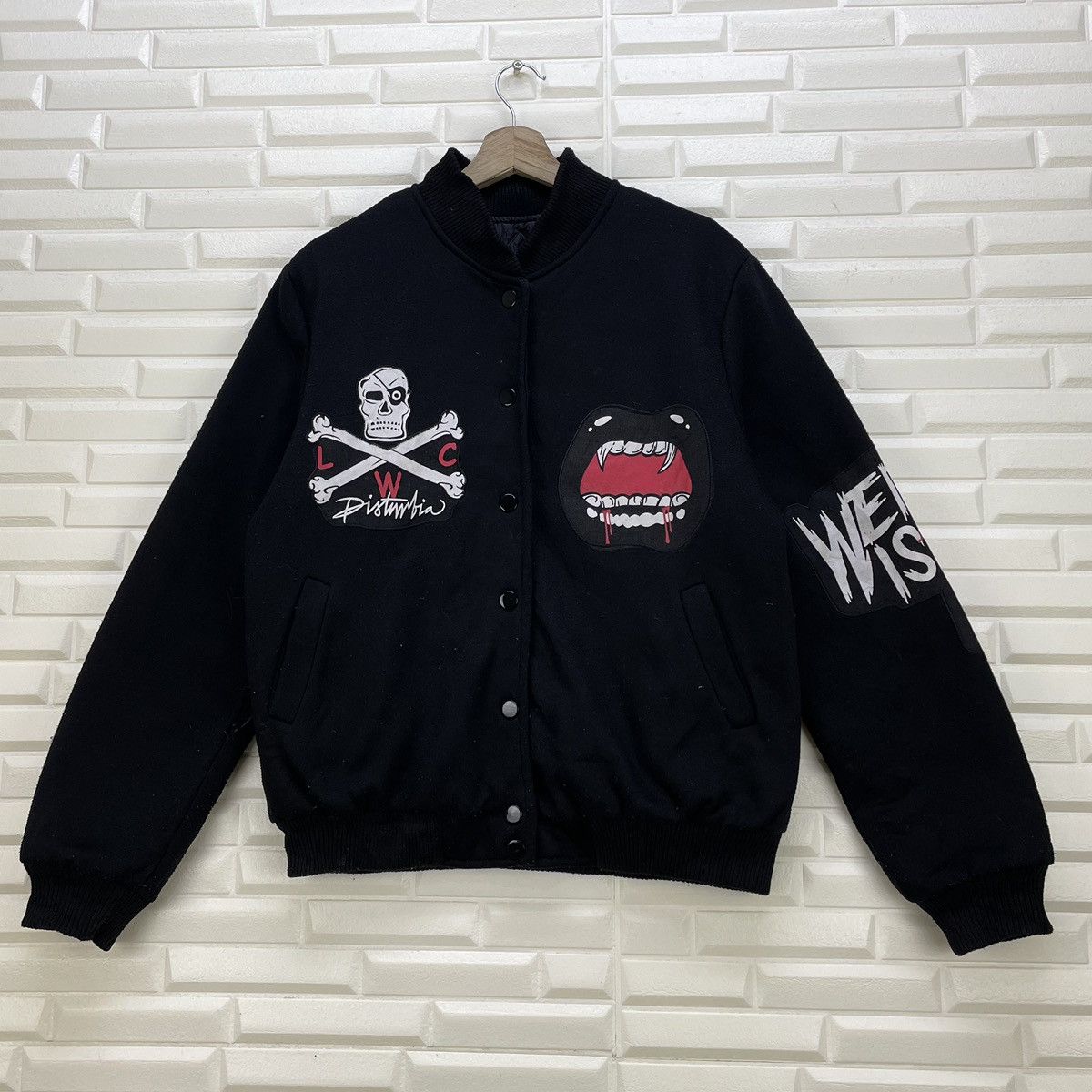 14th Addiction × Japanese Brand × Le Grande Bleu (L.G.B.) Bomber Jacket Lone Wolf Club Size US M / EU 48-50 / 2 - 3 Thumbnail