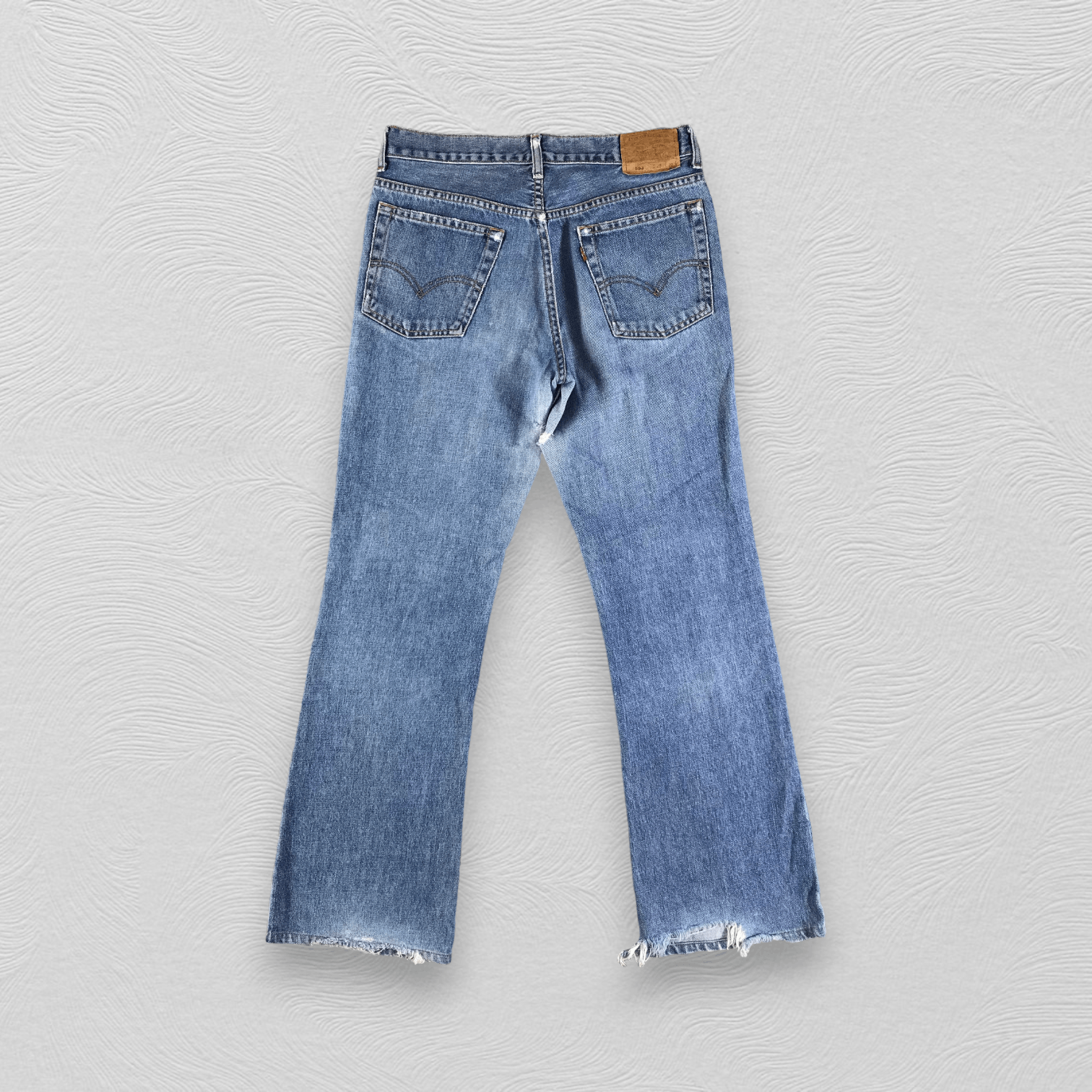 Levi's Vintage 90s Levis 553 Jeans Flare Denim KJ2190 Size US 28 / EU 44 - 2 Thumbnail