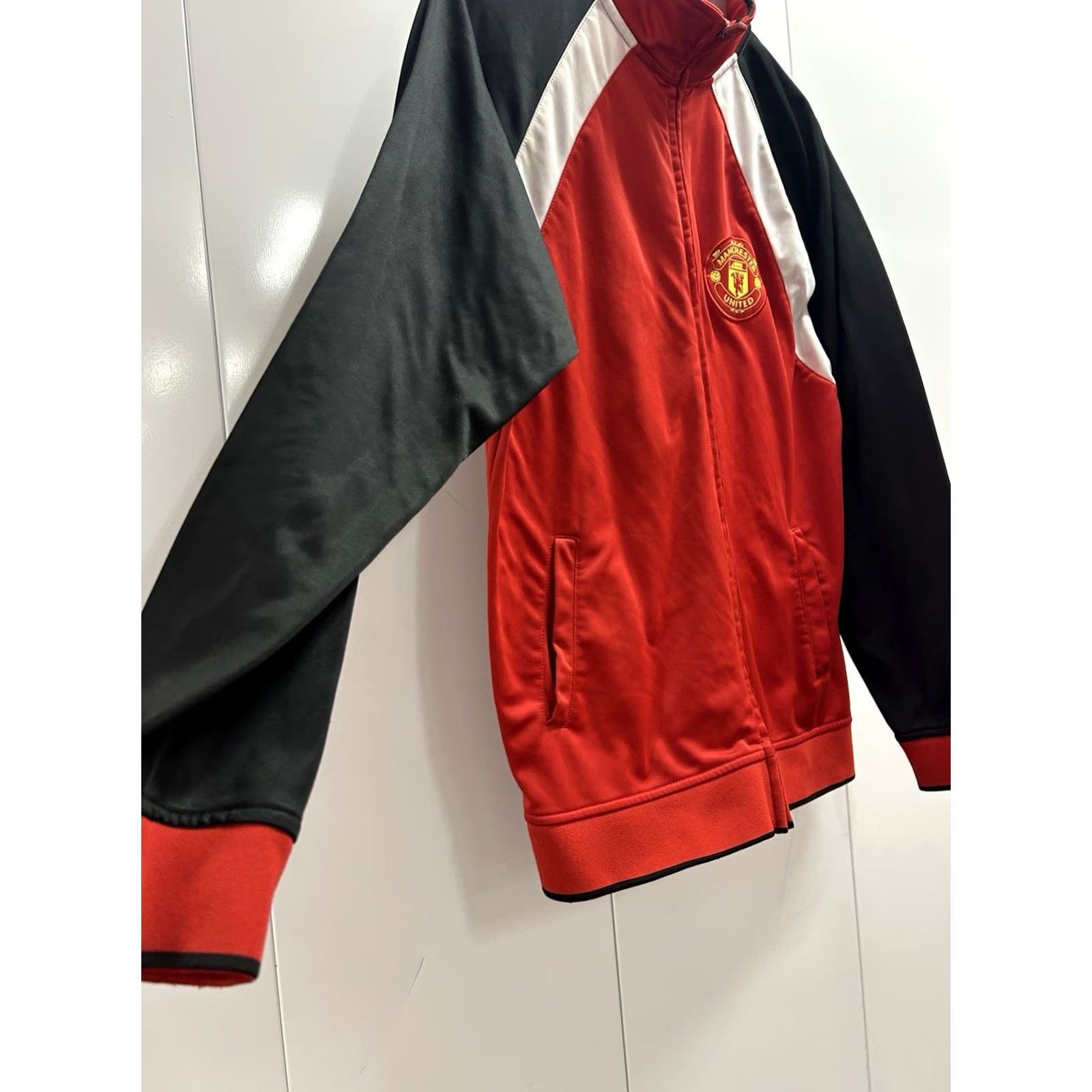 Vintage VINTAGE Rhinox Manchester United Premier League Red/Black ZipUp Jacket Men L Size US L / EU 52-54 / 3 - 3 Thumbnail