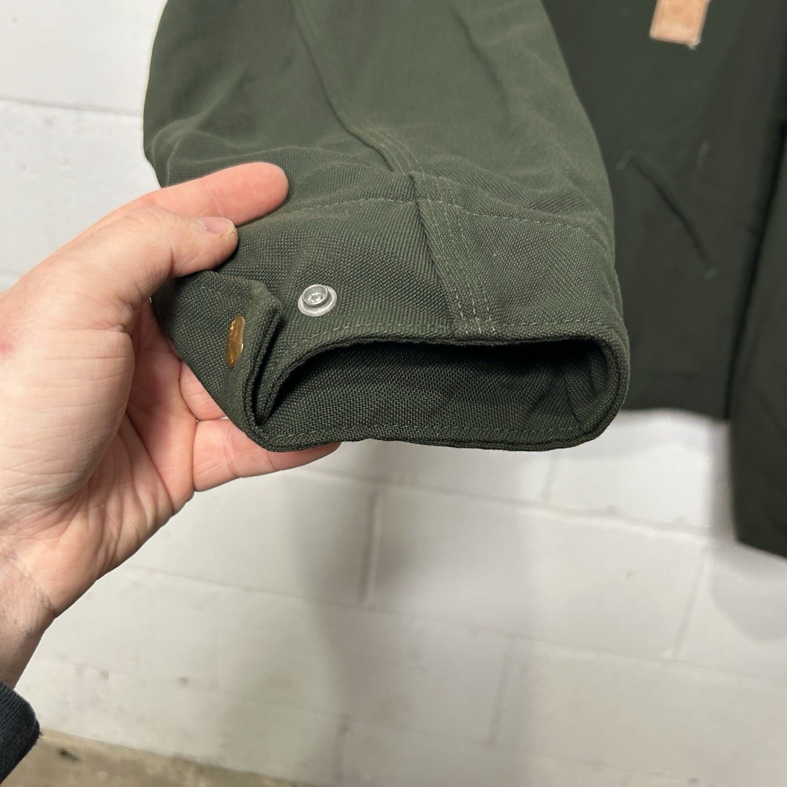 Carhartt Vintage Carhartt Blanket-Lined Detroit Jacket “Olive Green” Size US XL / EU 56 / 4 - 8 Thumbnail
