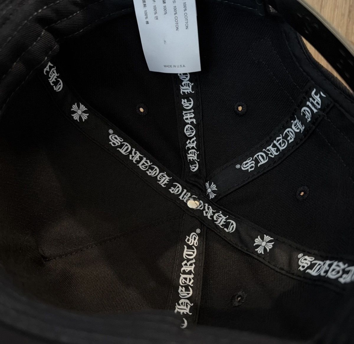 Chrome Hearts Chrome Hearts RS3 BaseBall Hat Size ONE SIZE - 5 Thumbnail