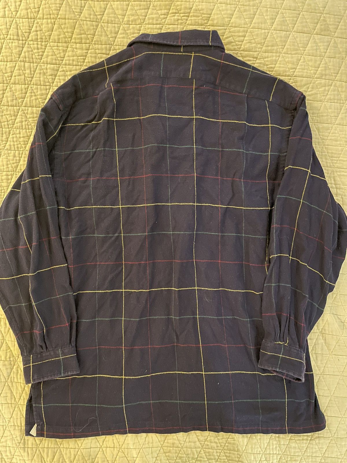 Polo Ralph Lauren × Vintage Windowpane Flannel Sport Shirt Size US XL / EU 56 / 4 - 5 Thumbnail