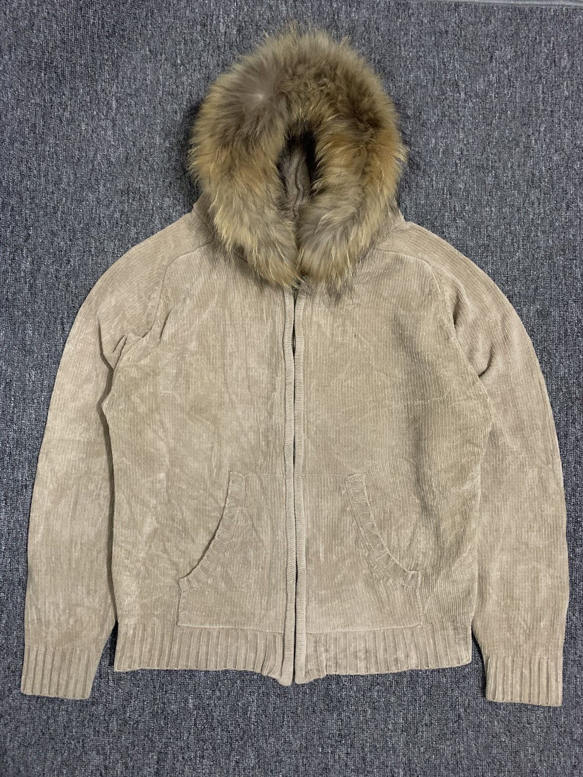 Other American Creations Corduroy Zip Fur Hood Issey Yohji Style Size M / US 6-8 / IT 42-44 - 4 Thumbnail