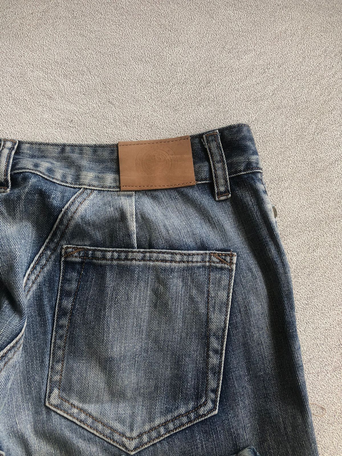 Japanese Brand FDMTL Elf sack patchwork denim Size US 31 - 10 Thumbnail