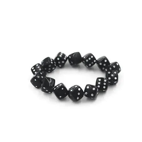 Japanese Brand Black Ball 8 Dice Bracelet Size ONE SIZE - 2 Thumbnail