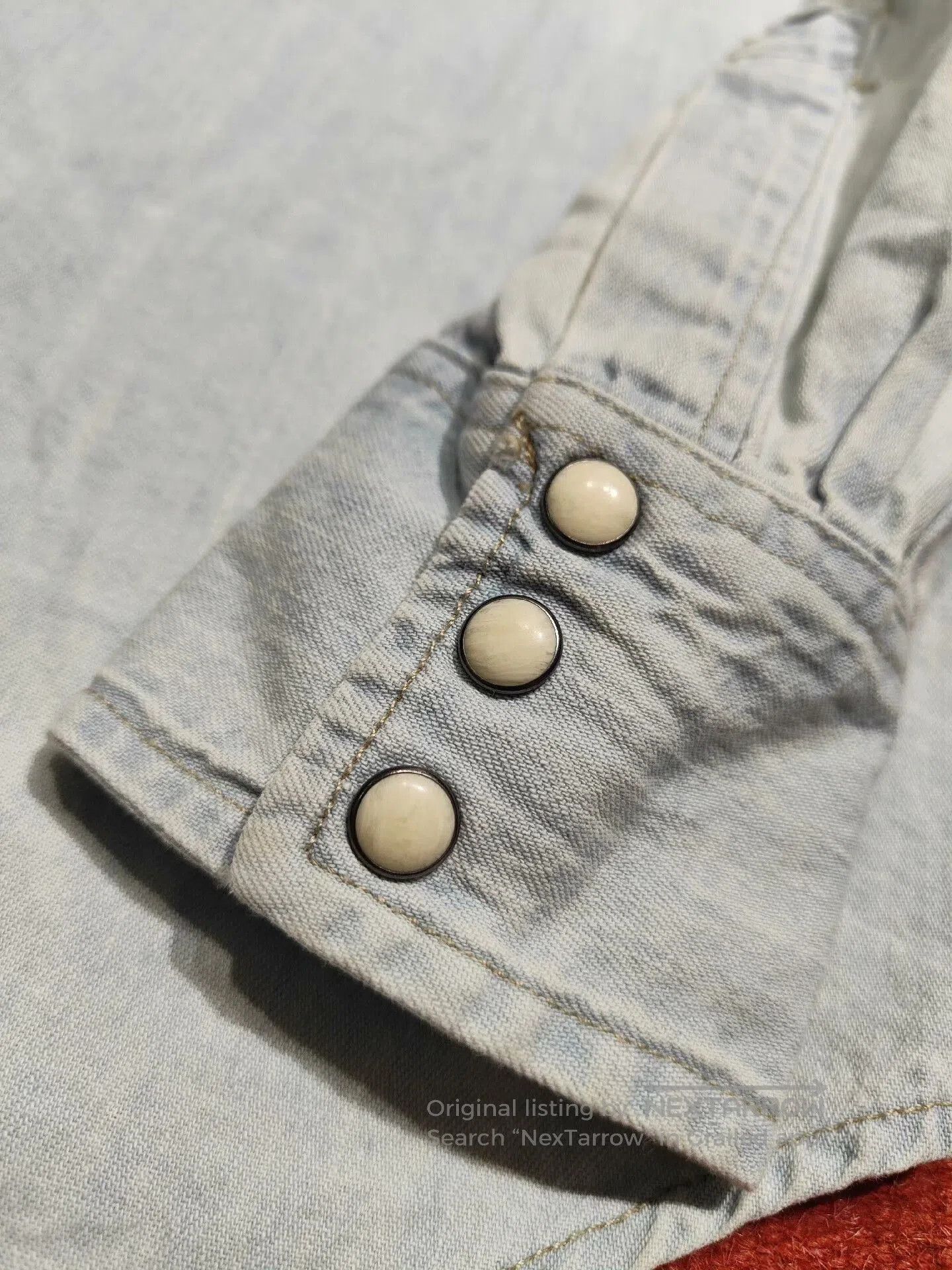 RRL Ralph Lauren Ralph Lauren Cowboy Denim Shirt. Size US XS / EU 42 / 0 - 7 Thumbnail