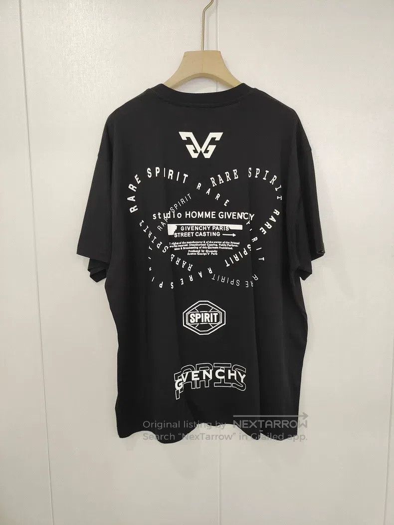 Givenchy Givenchy New Pattern Letter Short Sleeve T-Shirt Black Size US M / EU 48-50 / 2 - 2 Thumbnail