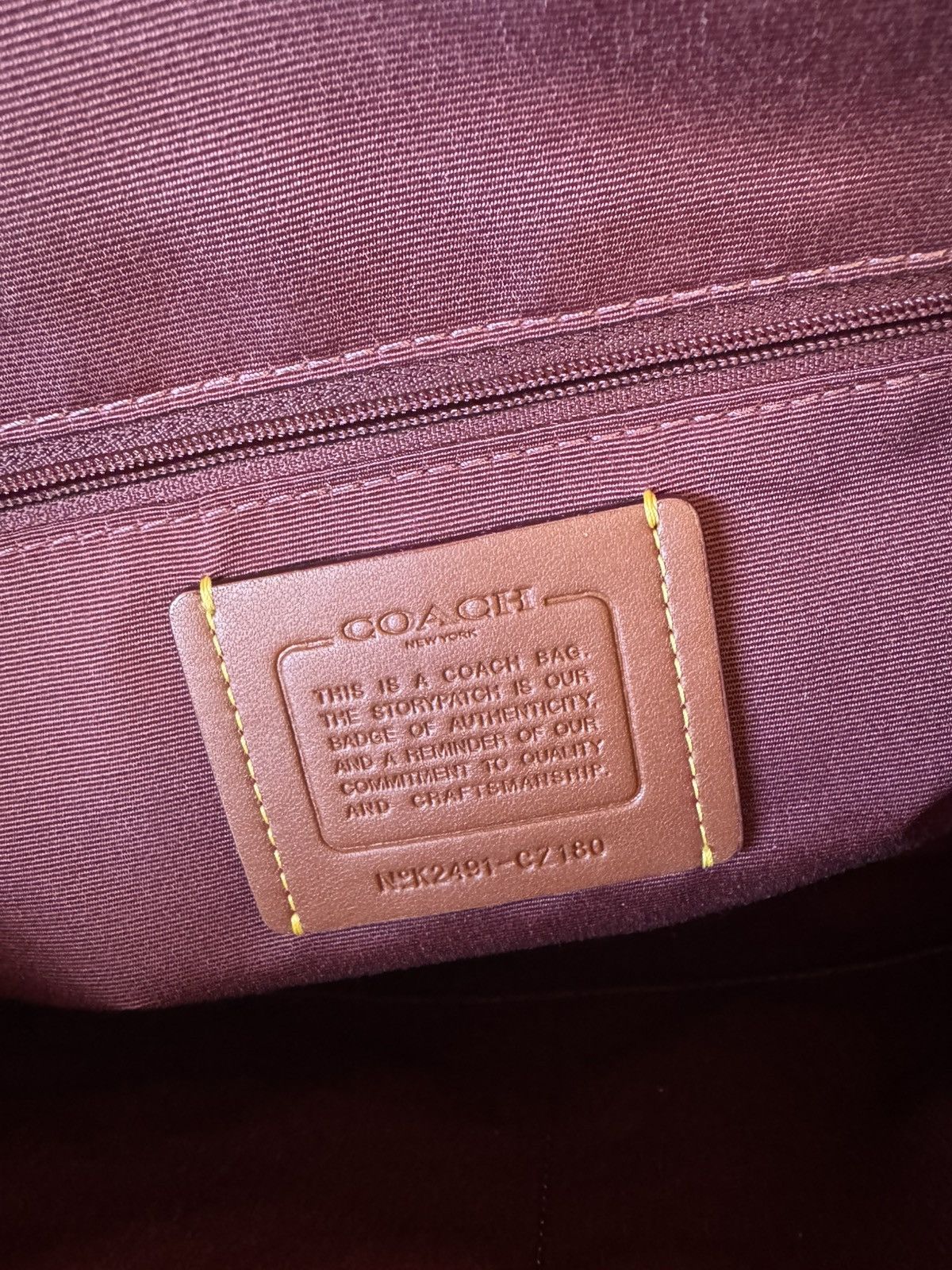 Coach NWT Coach Gallery Tote Bag In Signature Canvas With Rose Pri Size ONE SIZE - 11 Thumbnail