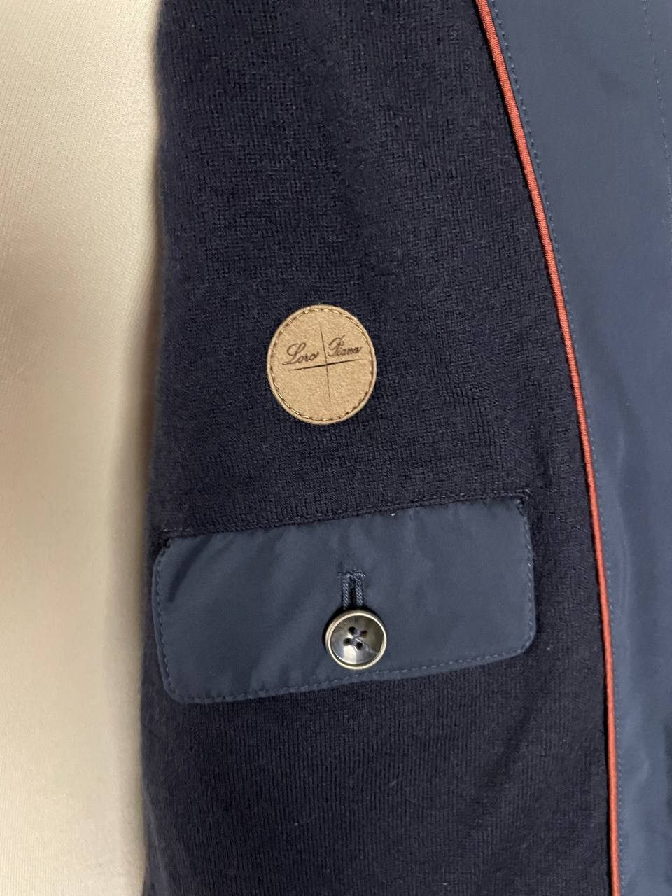 Loro Piana Loro Piana Jacket Trench Navy Cashmere Size US XXL / EU 58 / 5 - 17 Thumbnail
