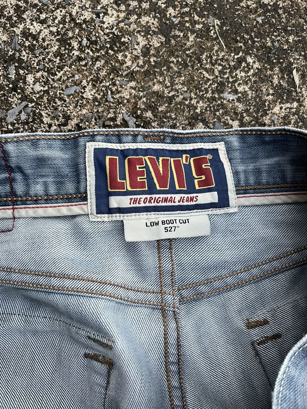 Levi's Vintage Levis 527 Flare Bootcut Jeans Distressed Size US 32 / EU 48 - 4 Thumbnail