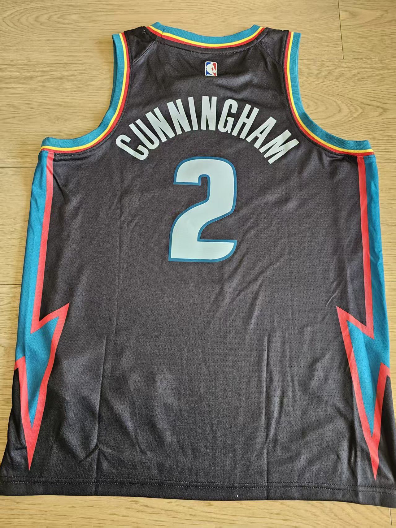 NBA 2026 Detroit Pistons #2 Cade Cunningham Jersey Size US XL / EU 56 / 4 - 2 Thumbnail
