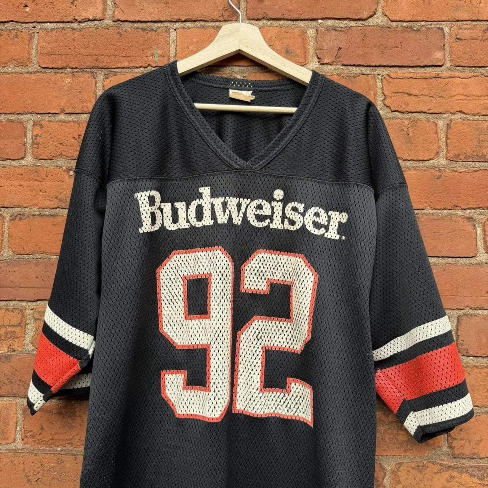 Budweiser Vintage Budweiser nfl football jersey 90s XL Size US XL / EU 56 / 4 - 2 Thumbnail