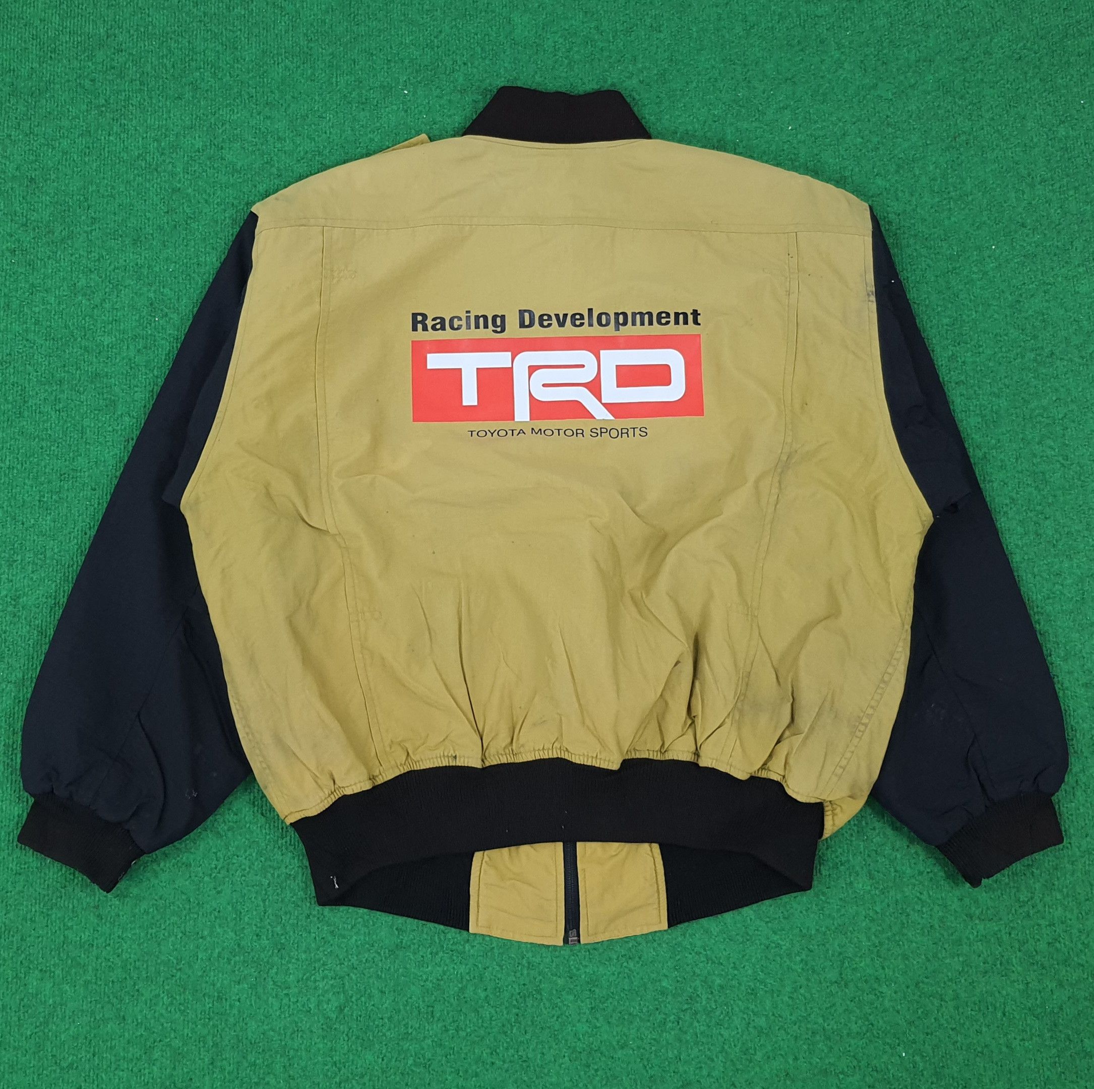 Japanese Brand × Vintage Vintage Toyota TRD Racing Team Motorsports Bomber Jacket Size US XL / EU 56 / 4 - 1 Thumbnail