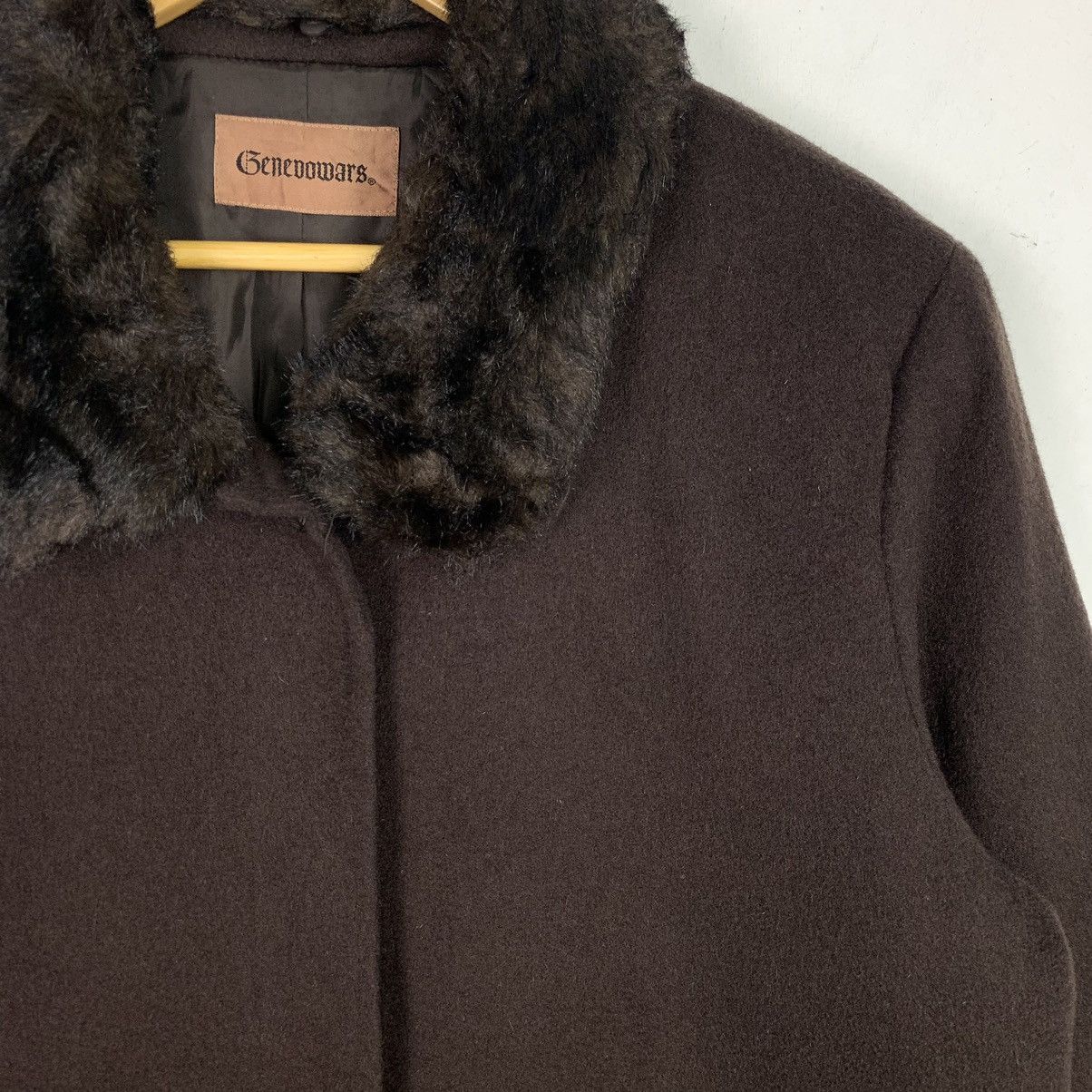Japanese Brand × Vintage Vintage Japanese Brand Wool Coat Jacket Size US XL / EU 56 / 4 - 3 Thumbnail