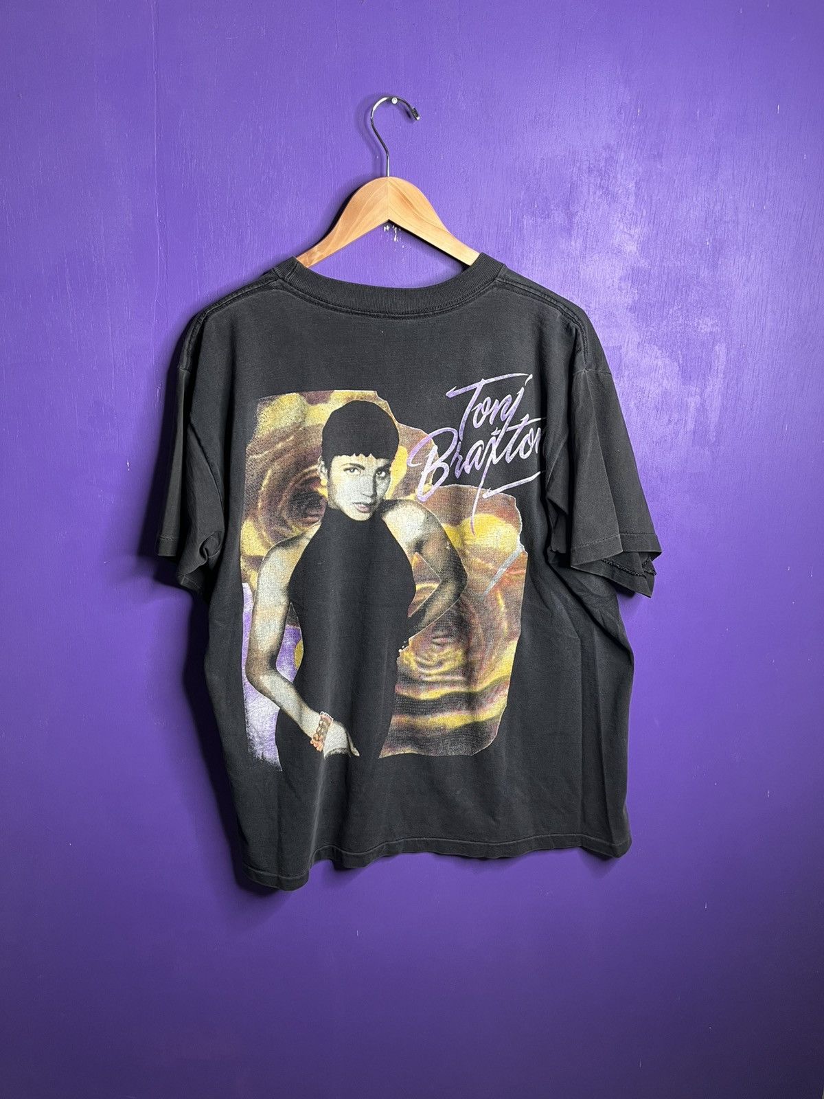 Rap Tees × Vintage Vintage 90s Toni Braxton how many ways rap tee Size US XL / EU 56 / 4 - 2 Thumbnail