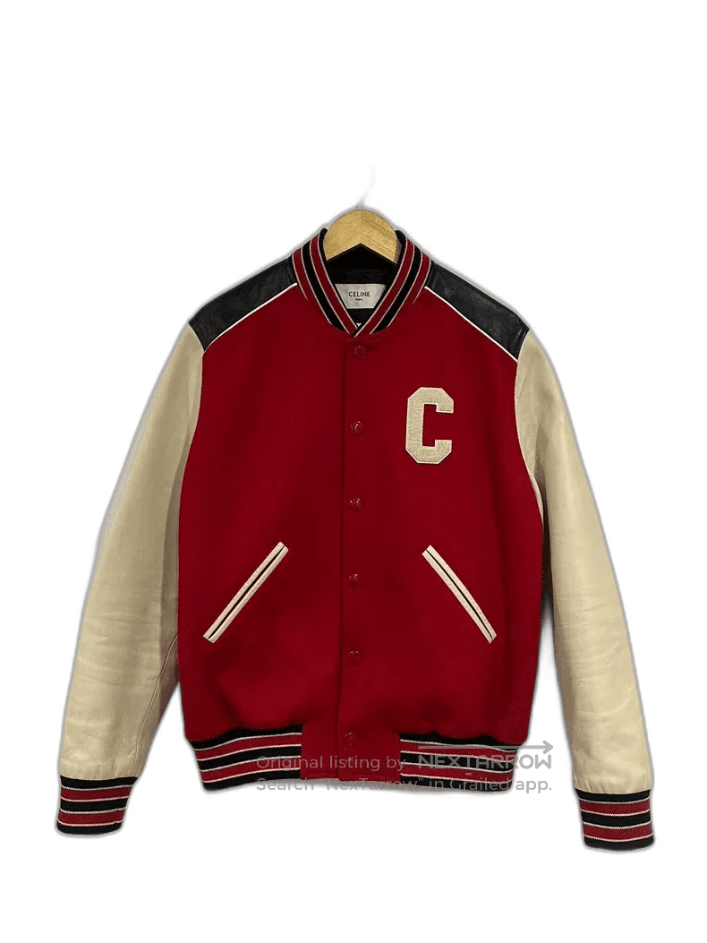 Celine Celine white and red split leather baseball uniform. Size US M / EU 48-50 / 2 - 1 Thumbnail