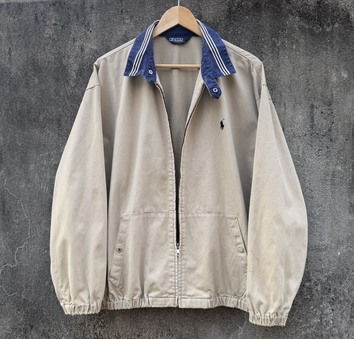 Polo Ralph Lauren Vintage Polo by Ralph Lauren Distressed Jacket Size US XL / EU 56 / 4 - 1 Thumbnail