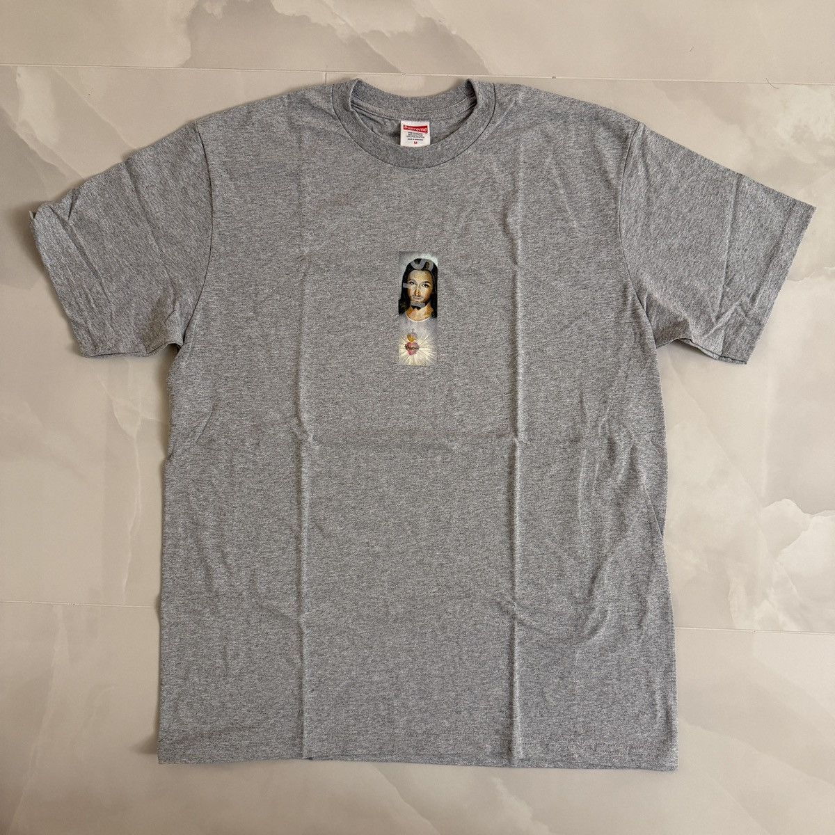 Supreme Supreme Prayer Card Box Logo Tee | Grailed