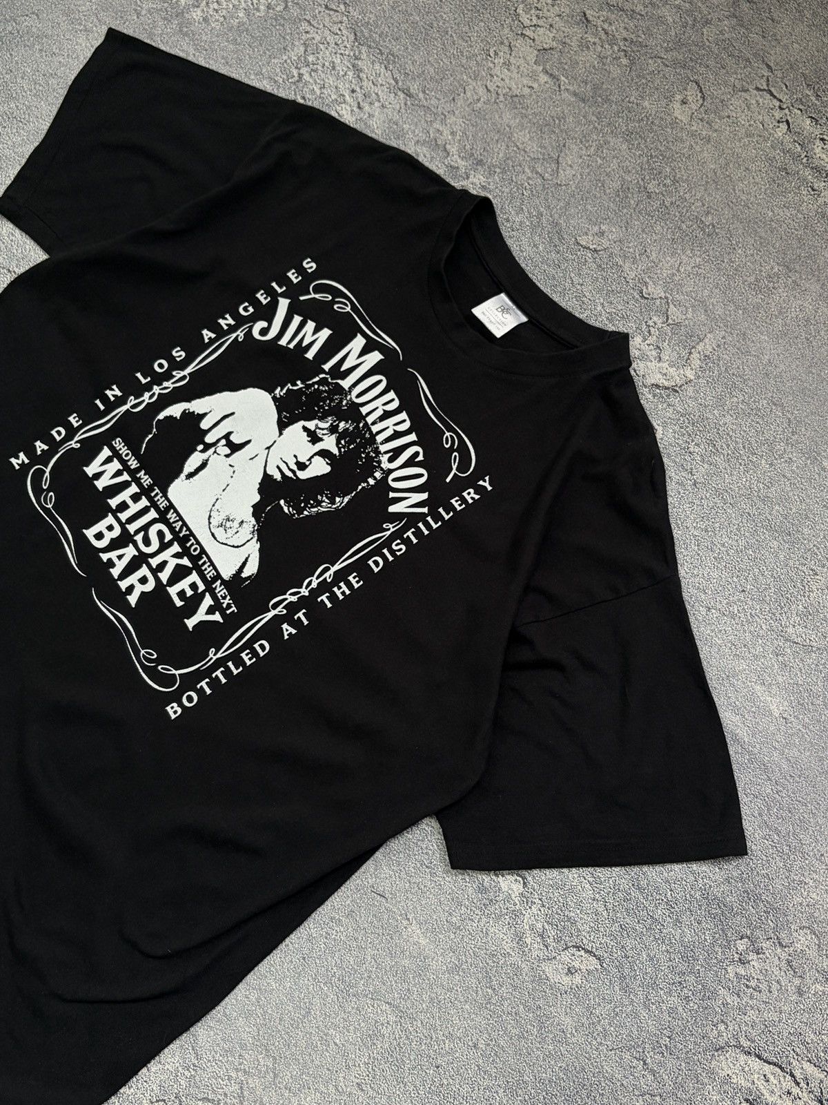 Band Tees Jim Morrison The Doors Whiskey Bar T-Shirt Rock Band Black Size US XL / EU 56 / 4 - 5 Thumbnail