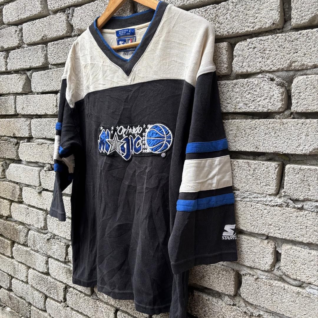 Starter × Vintage Vintage 90s Orlando Magic Starter Jersey Sweater Shirt Size US M / EU 48-50 / 2 - 4 Thumbnail