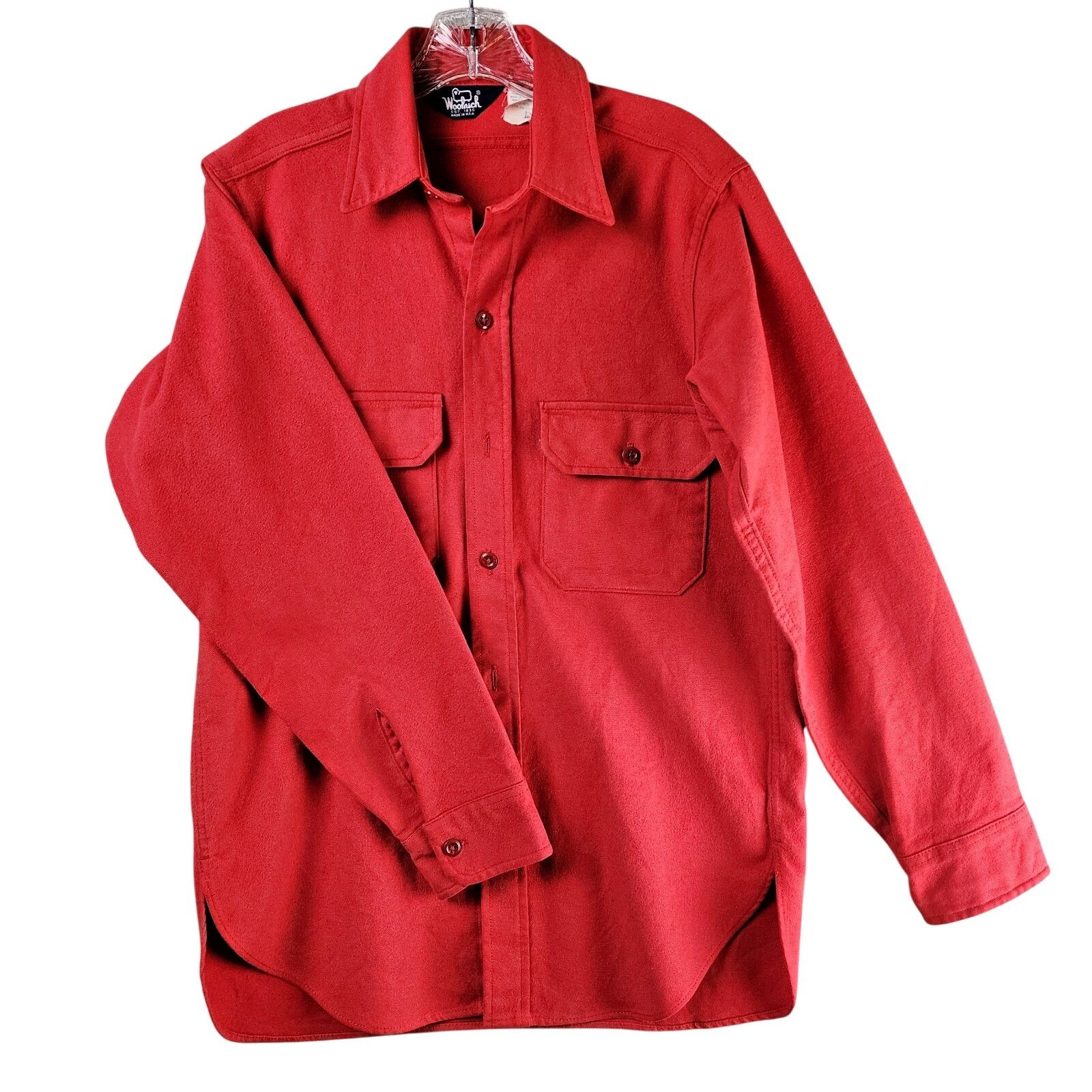 Woolrich Woolen Mills Woolrich Flannel Shirt Men Med Long Sleeve Red Heavyweight Size US M / EU 48-50 / 2 - 2 Thumbnail
