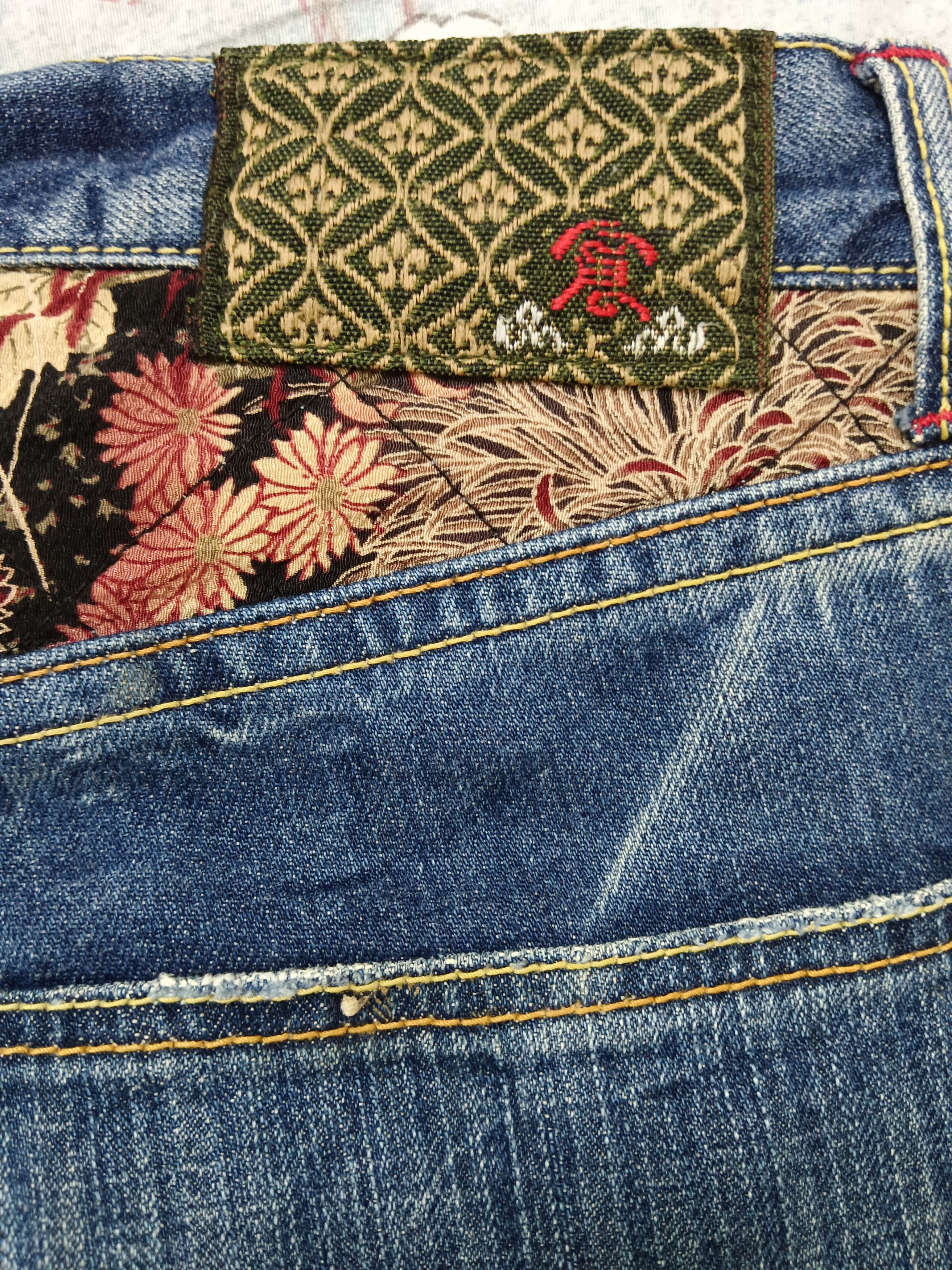 Eternal 💥Rare💥 Karakuri Style Baggy Denim Size US 34 / EU 50 - 8 Thumbnail