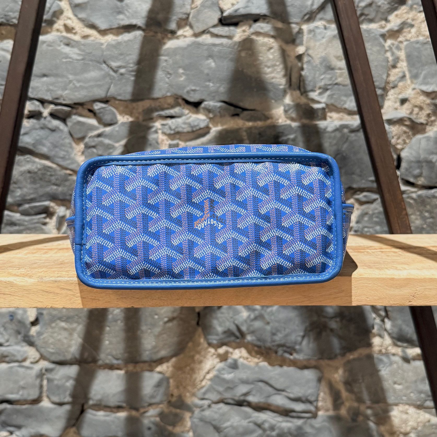 Goyard Goyard Blue Goyardine Mini Anjou Shoulder Bag Size ONE SIZE - 7 Thumbnail