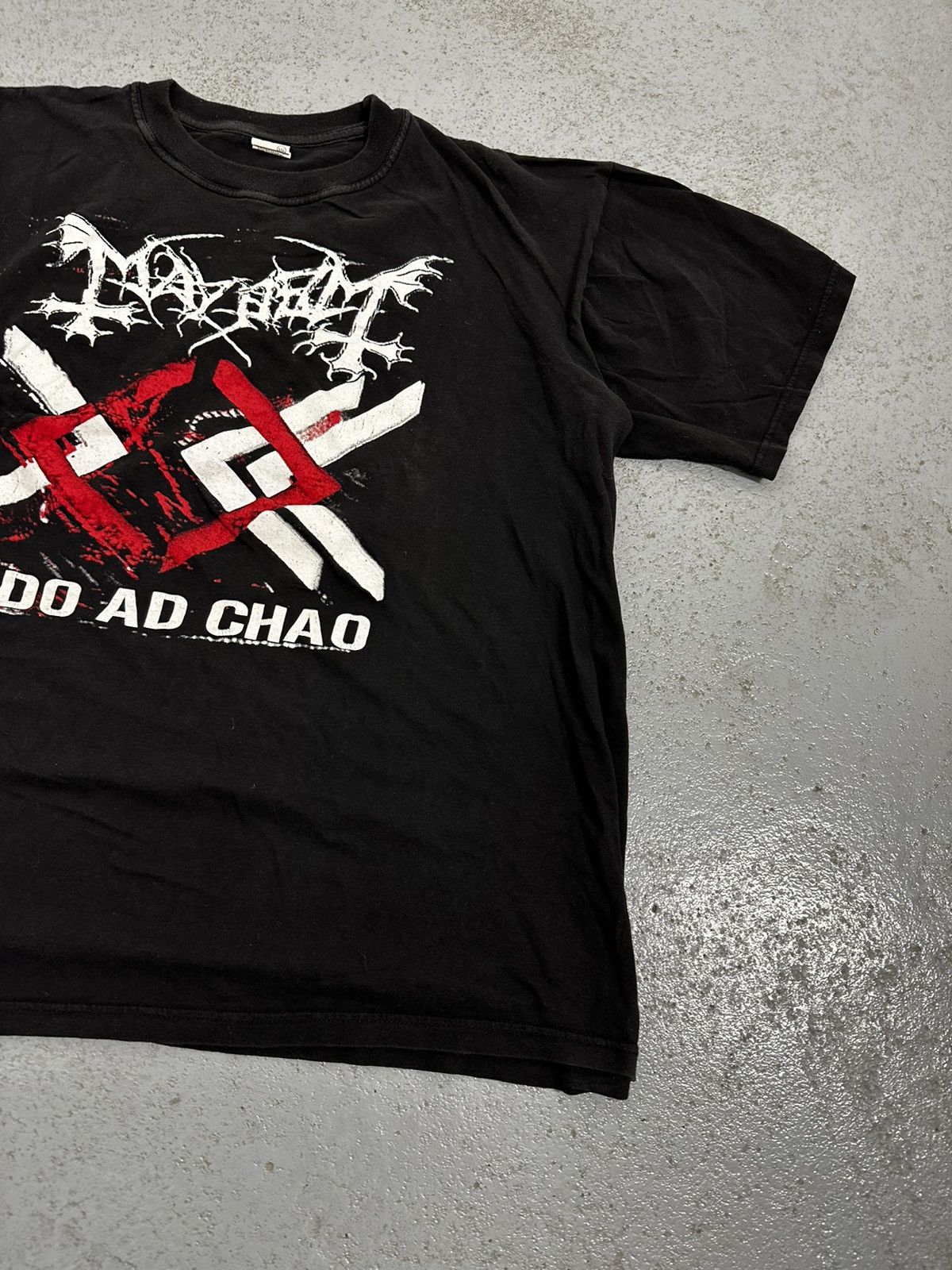 Band Tees Mayhem Ordo Ad Chaos Rock T-Shirt Size US XXL / EU 58 / 5 - 6 Thumbnail
