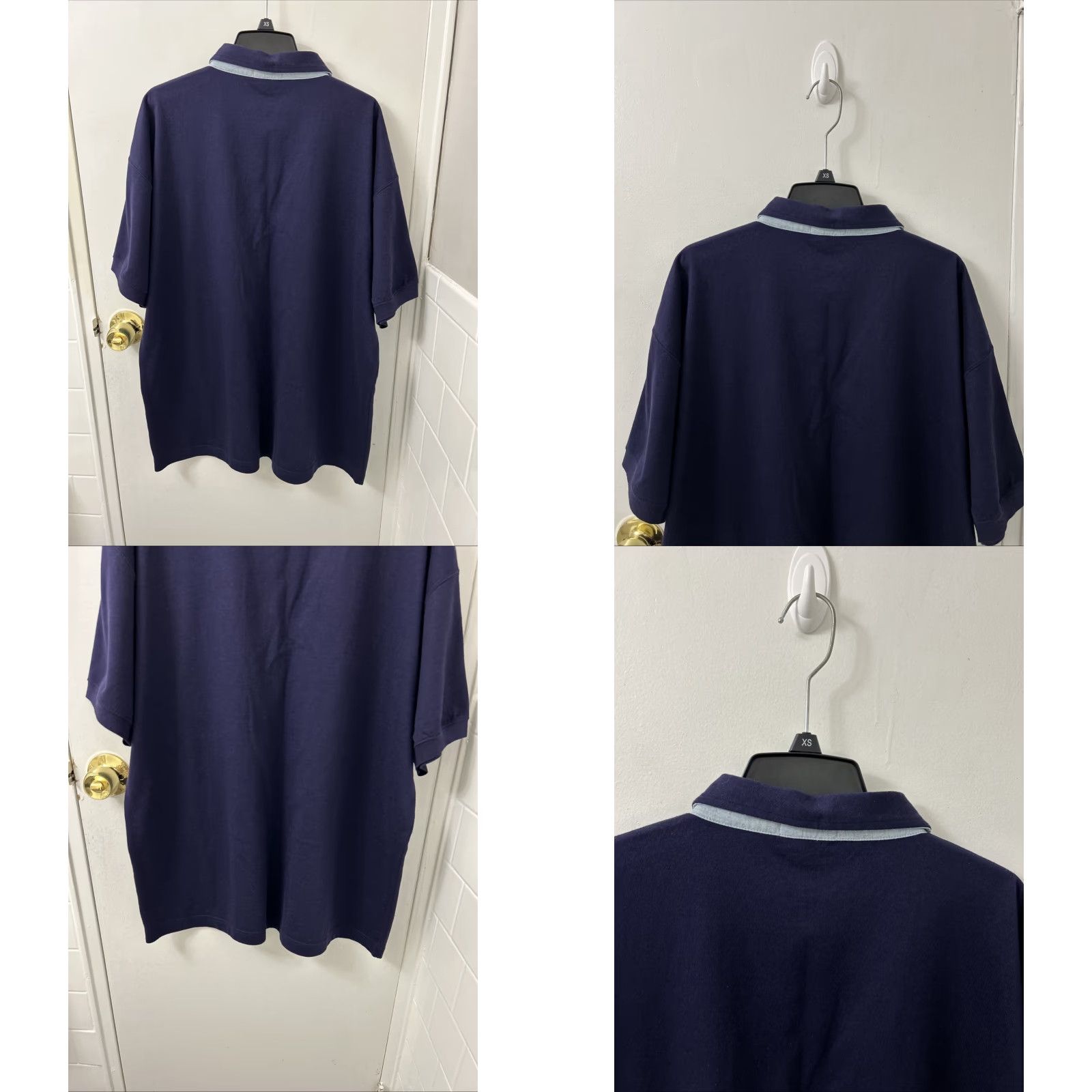 Vintage VINTAGE LL Bean Polo Shirt Mens L Large Purple Blue Rugby Short Sleeve Polo Shirt Mens L Purple Blue Rugby 90s Womens? Size US L / EU 52-54 / 3 - 8 Thumbnail