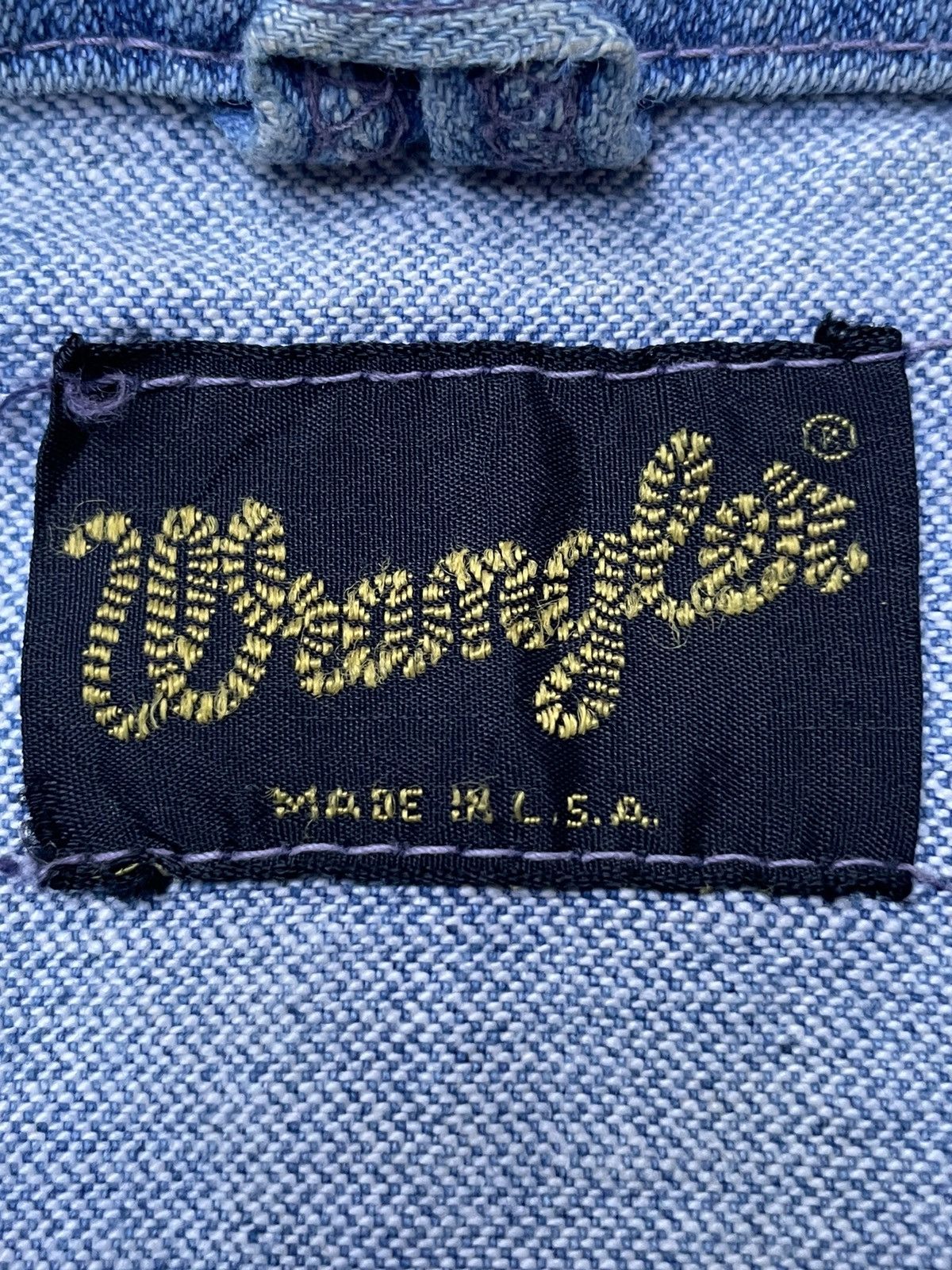 Vintage Vintage 70’s Wrangler Distresed Denim Jacket Size US L / EU 52-54 / 3 - 18 Thumbnail