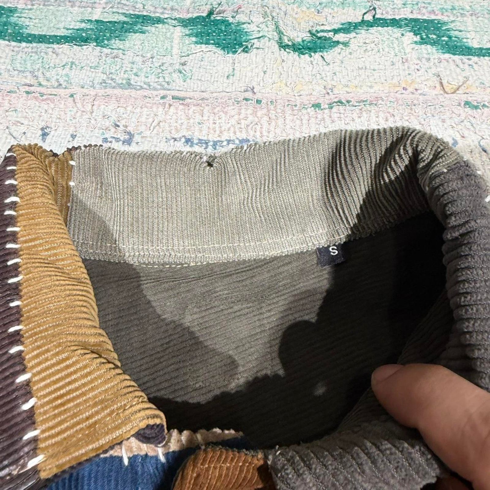 Other Custom patchwork corduroy jacket handmade sashiko size small Size US S / EU 44-46 / 1 - 5 Thumbnail